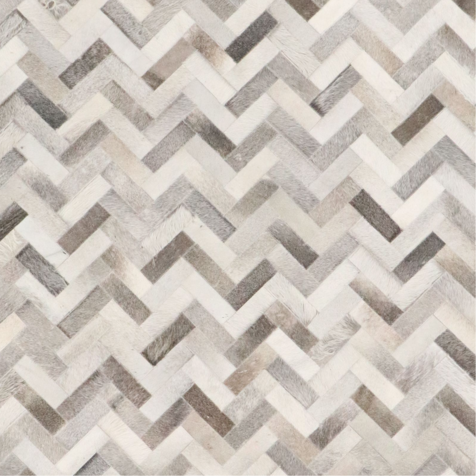 4'3 x 6' Handmade Patchwork Cowhide Area Rug