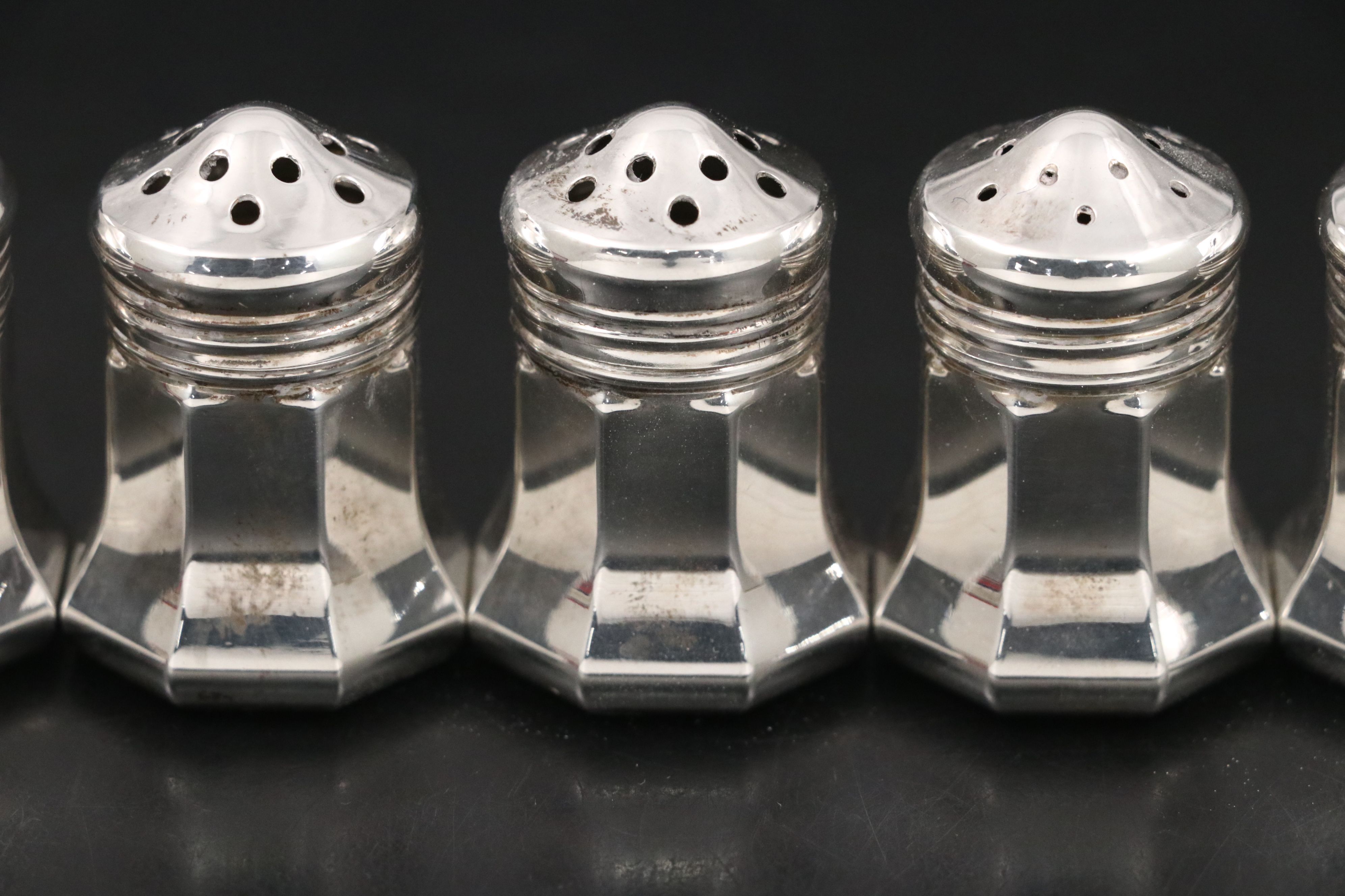 Cartier Sterling Silver Shakers with Presentation Box