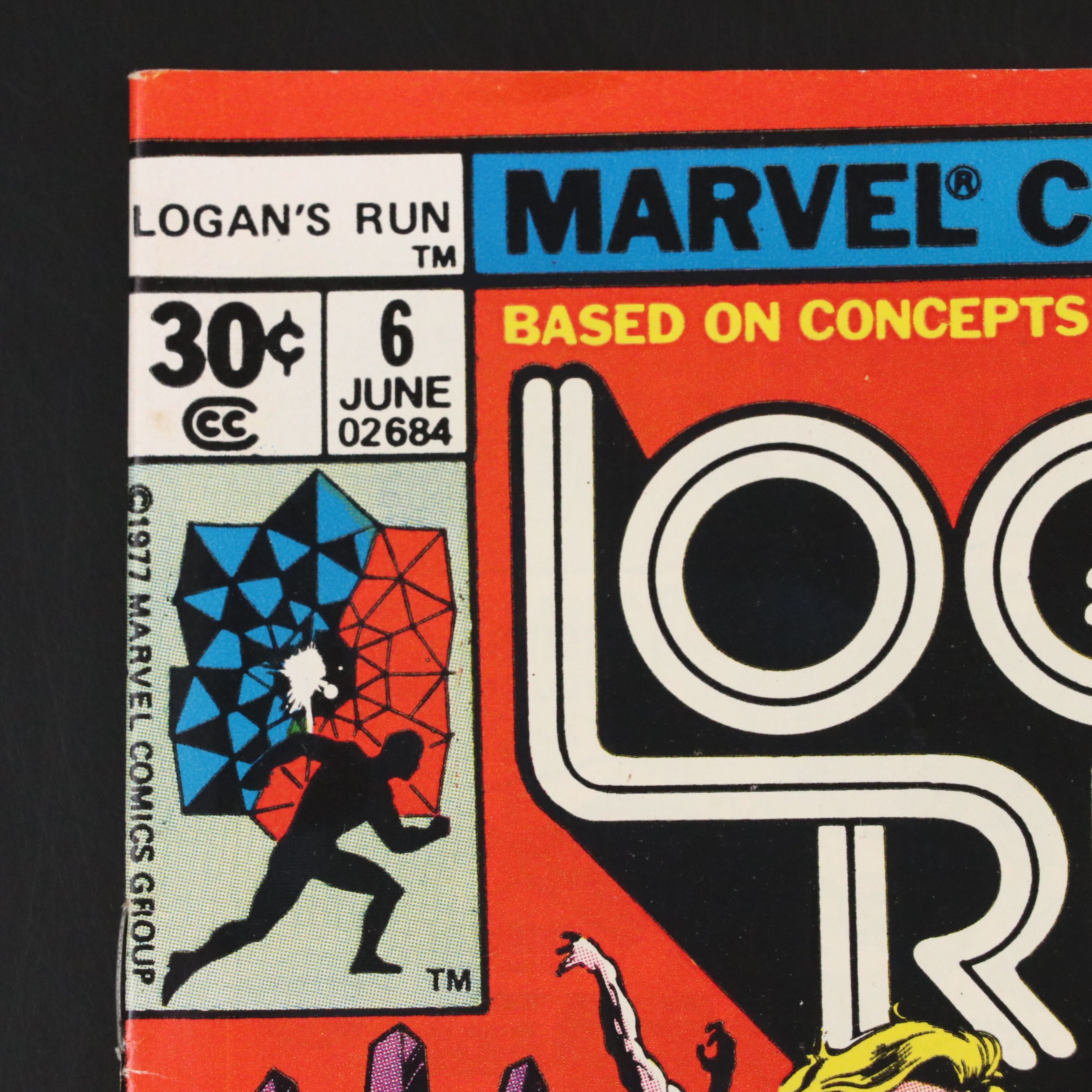 "Logan's Run" Issue #6 Bronze Age Marvel Comic Book, 1977