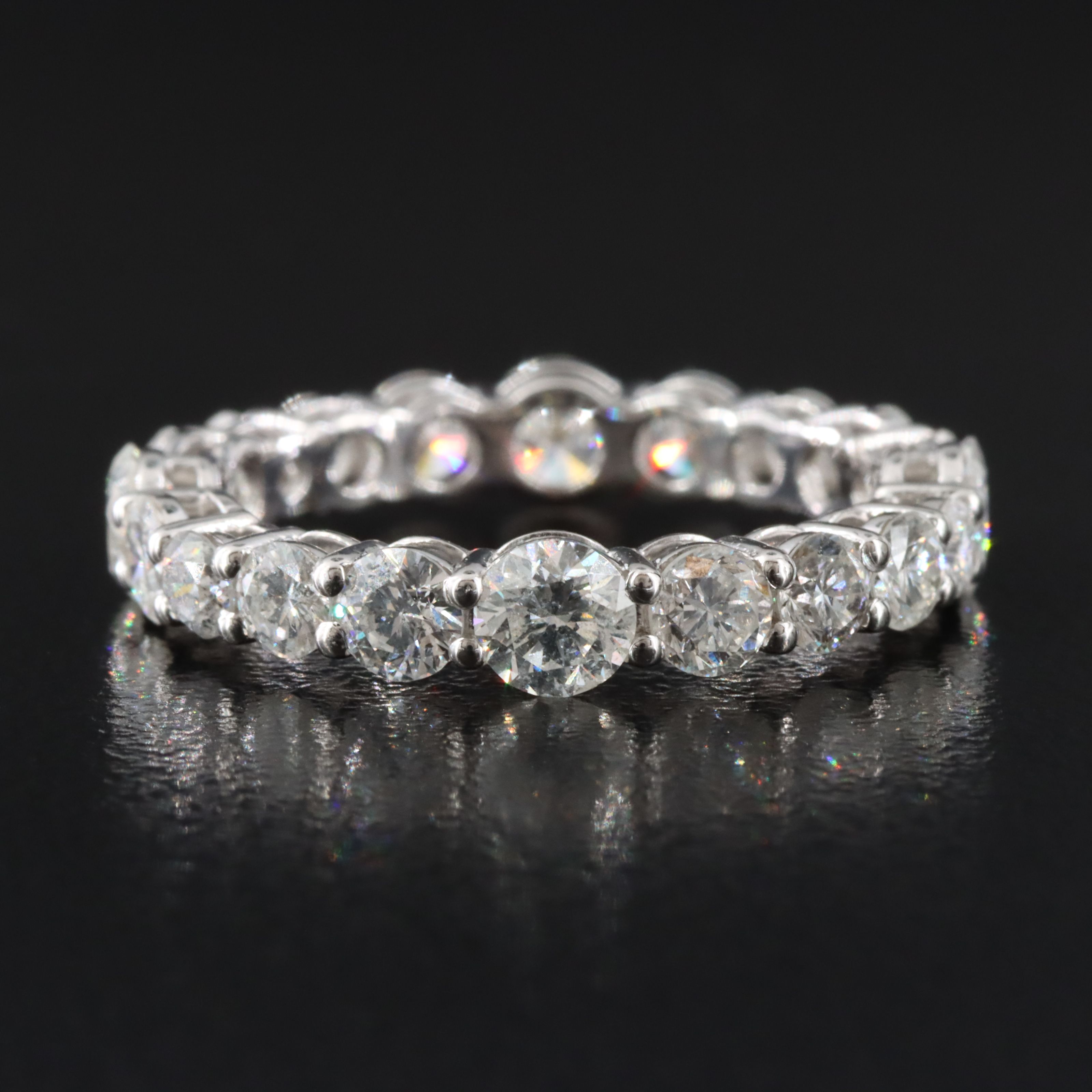 14K 2.53 CTW Diamond Eternity Band