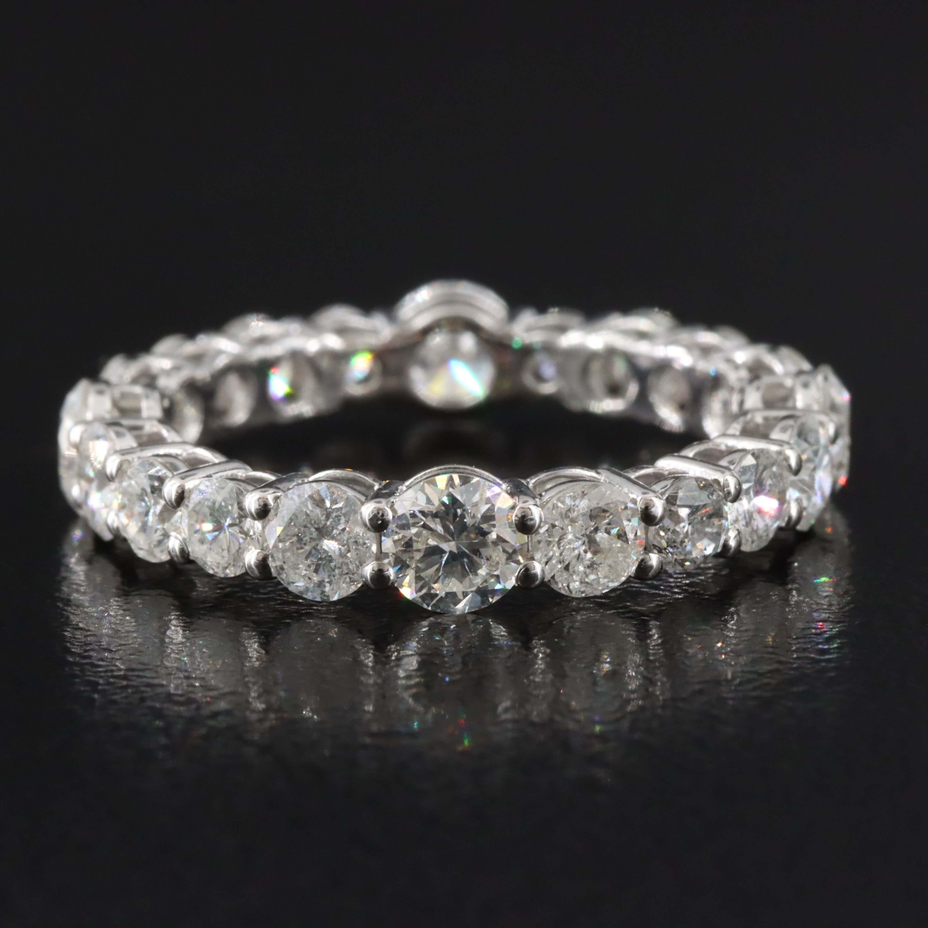 14K 2.53 CTW Diamond Eternity Band
