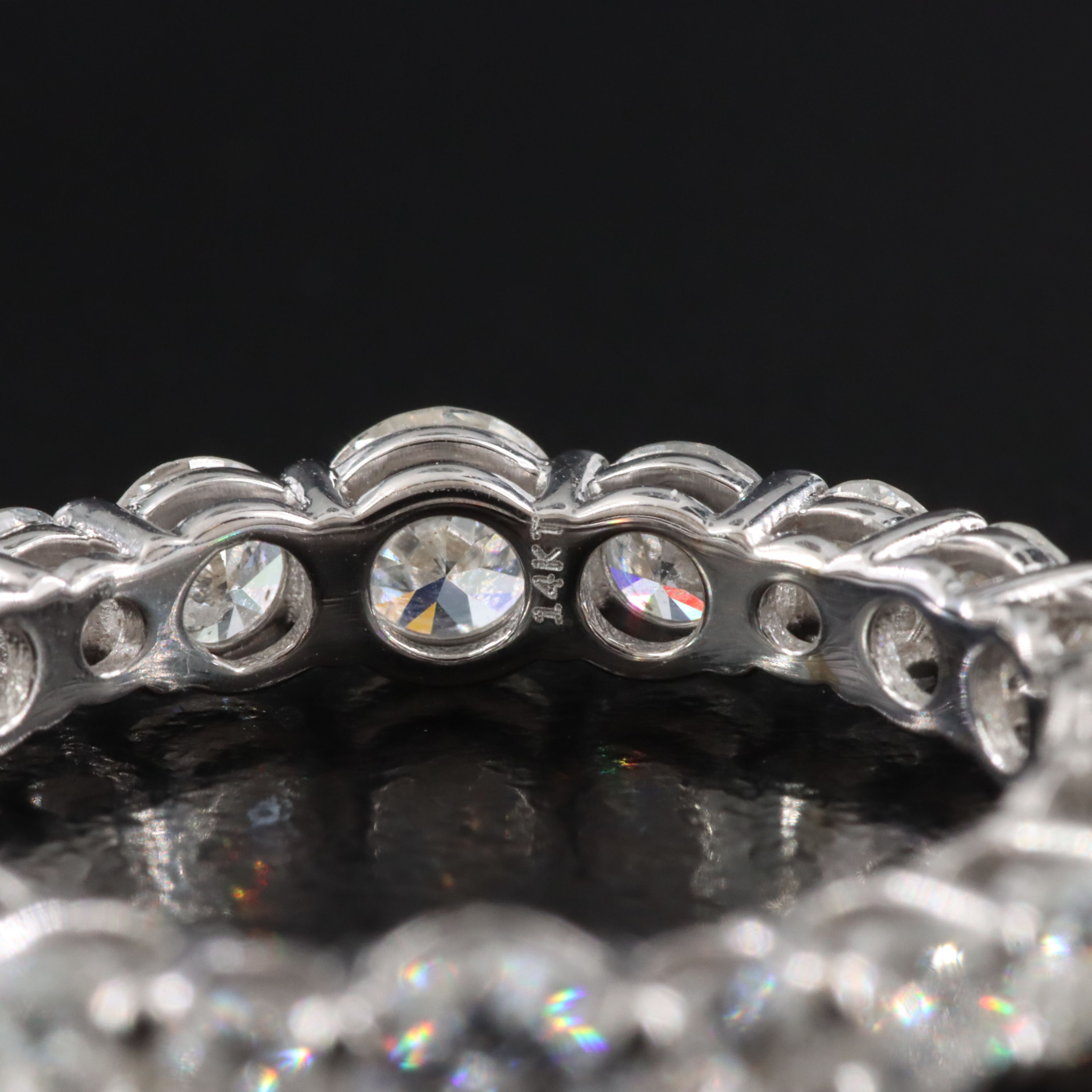 14K 2.53 CTW Diamond Eternity Band