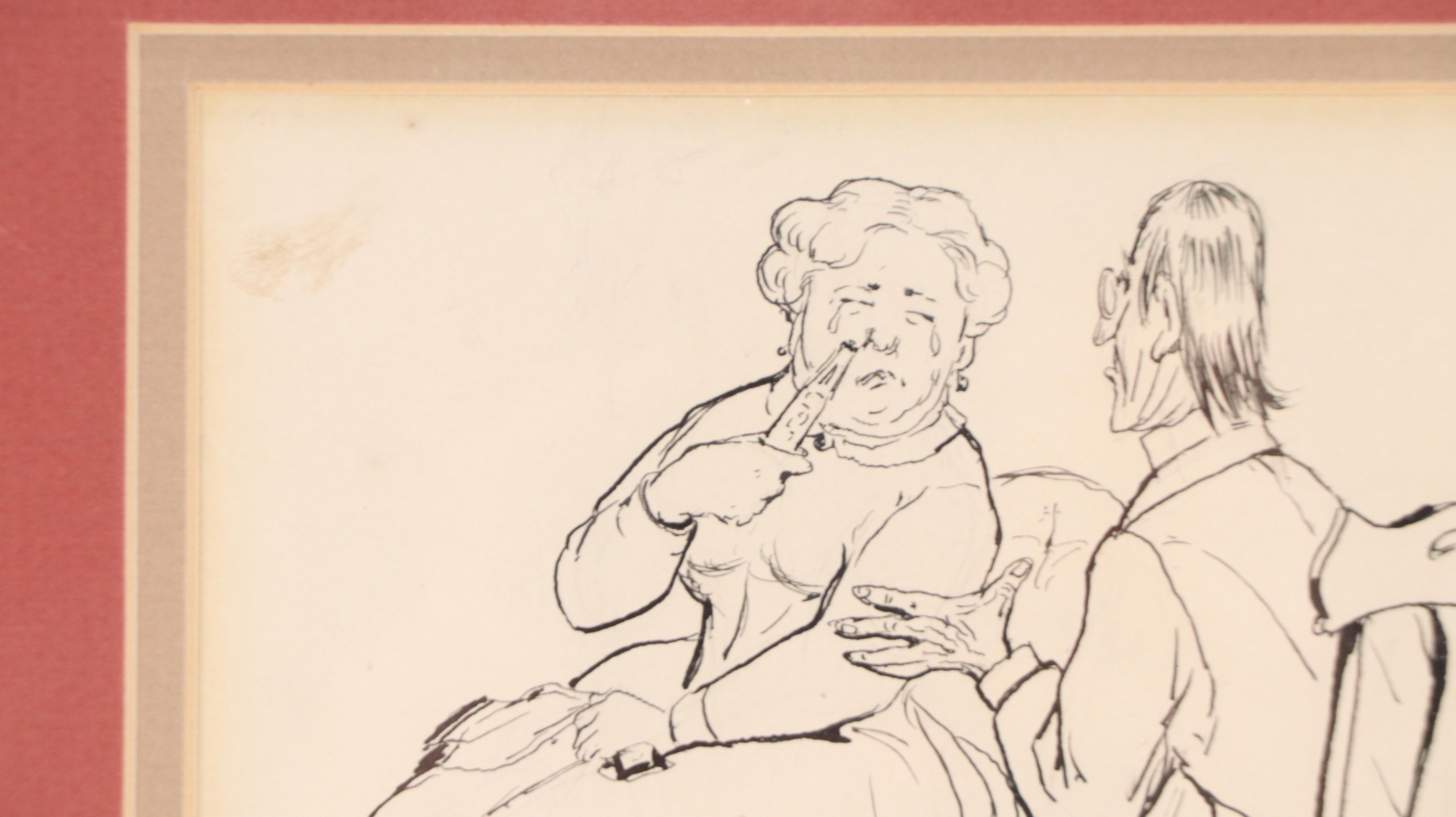 Daniel and Harry Beard Figural Ink Illustrations, Circa 1890