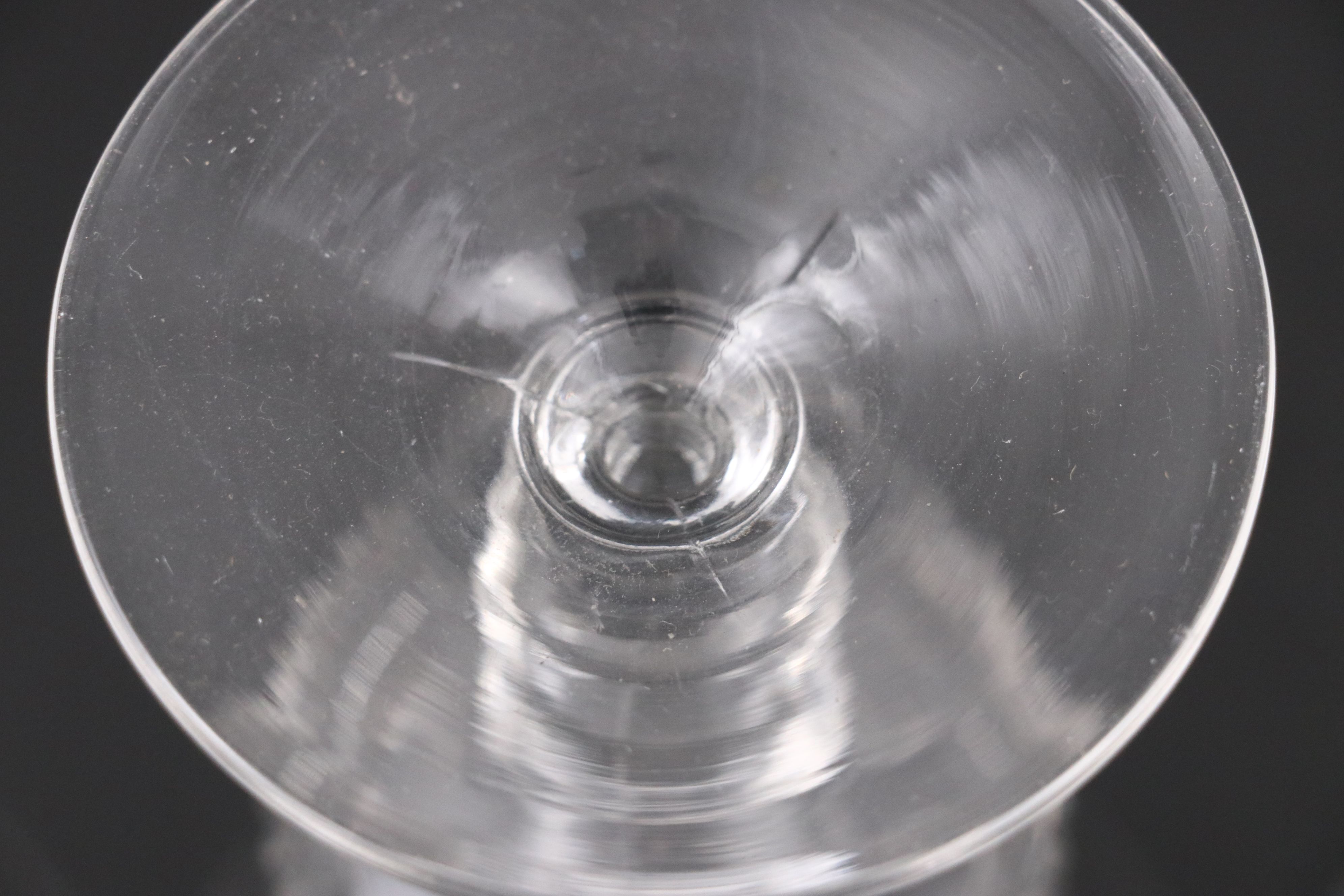 Fenton "Lincoln Inn Clear" Water Goblets with Cut Crystal Pitchers, Vintage