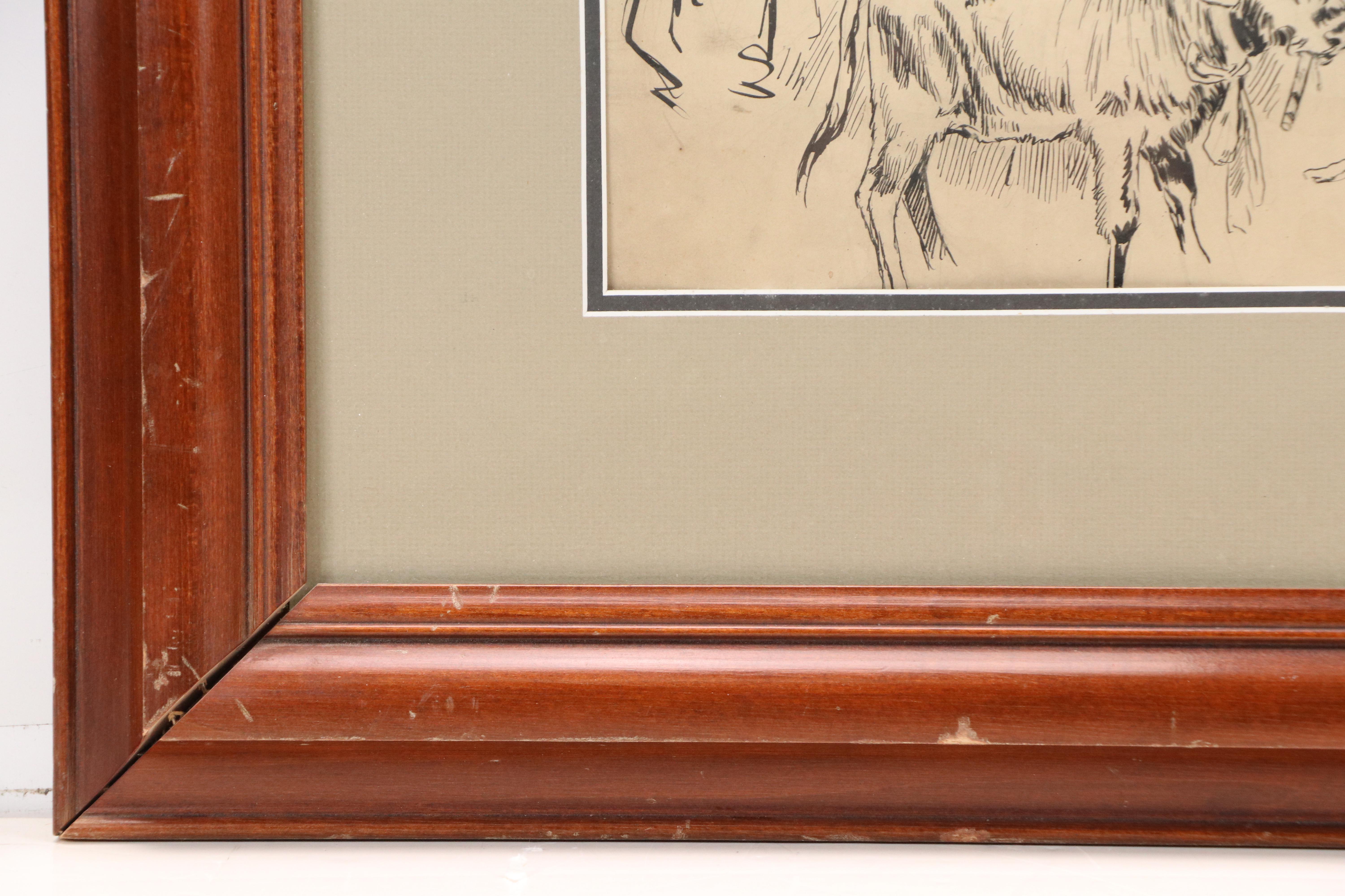 Daniel Beard Fantasy Ink Illustration "Mr. and Mrs. Page's Candy Store," 1993