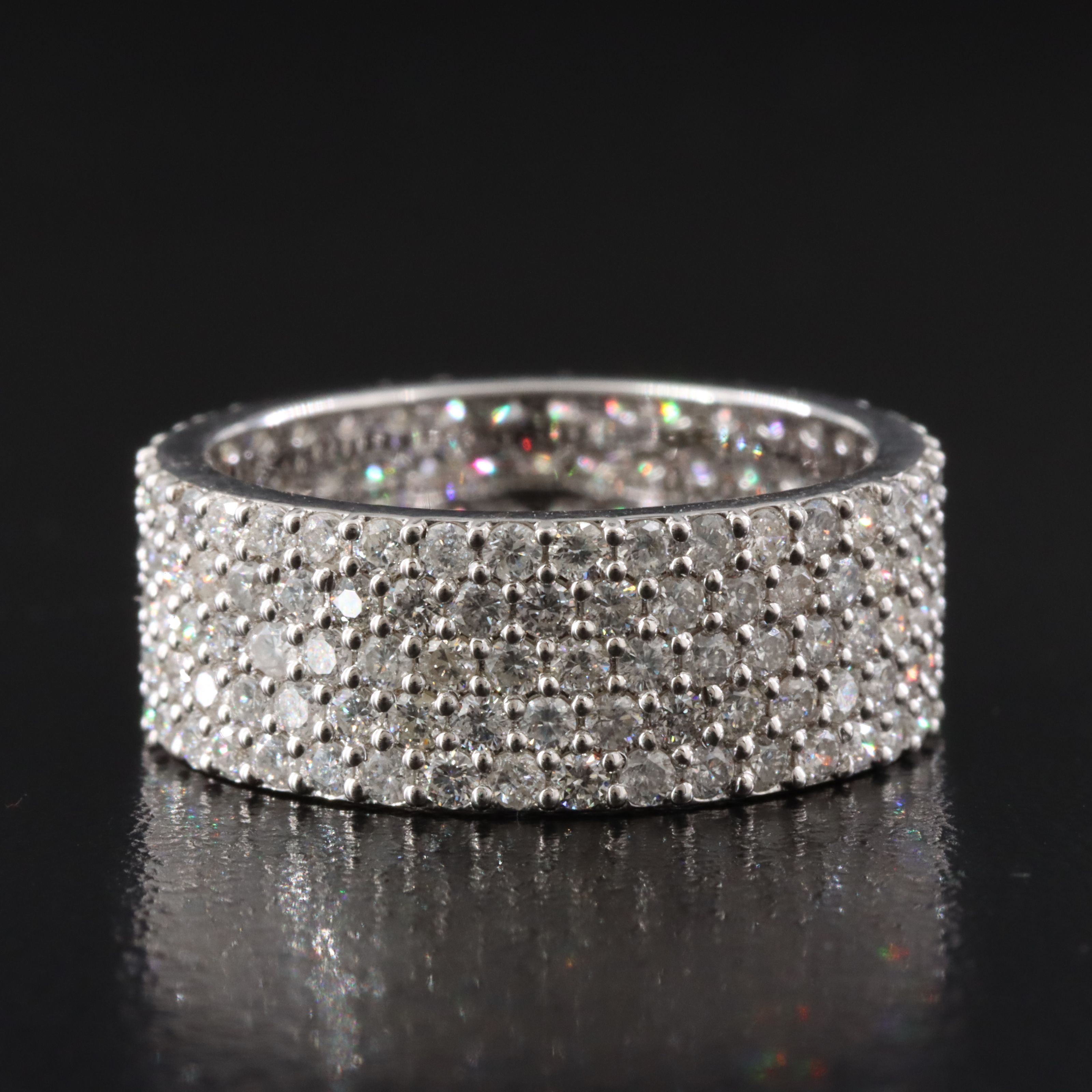 14K 2.43 CTW Diamond Eternity Band