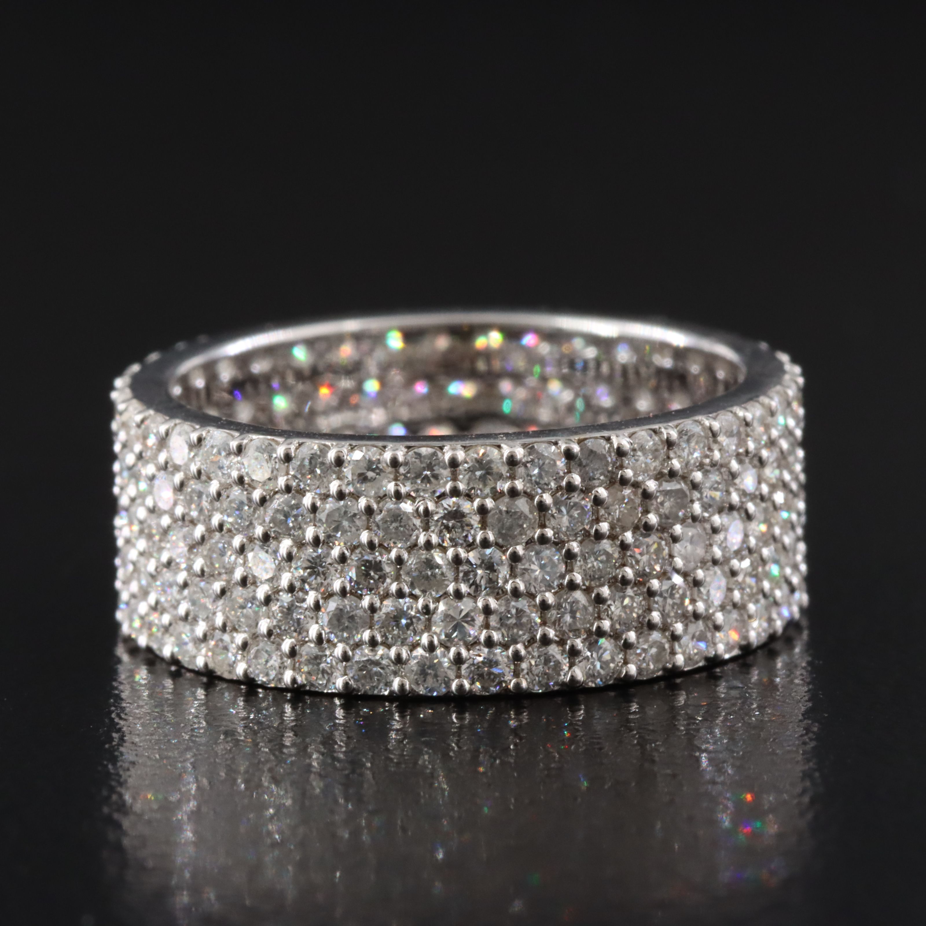 14K 2.43 CTW Diamond Eternity Band