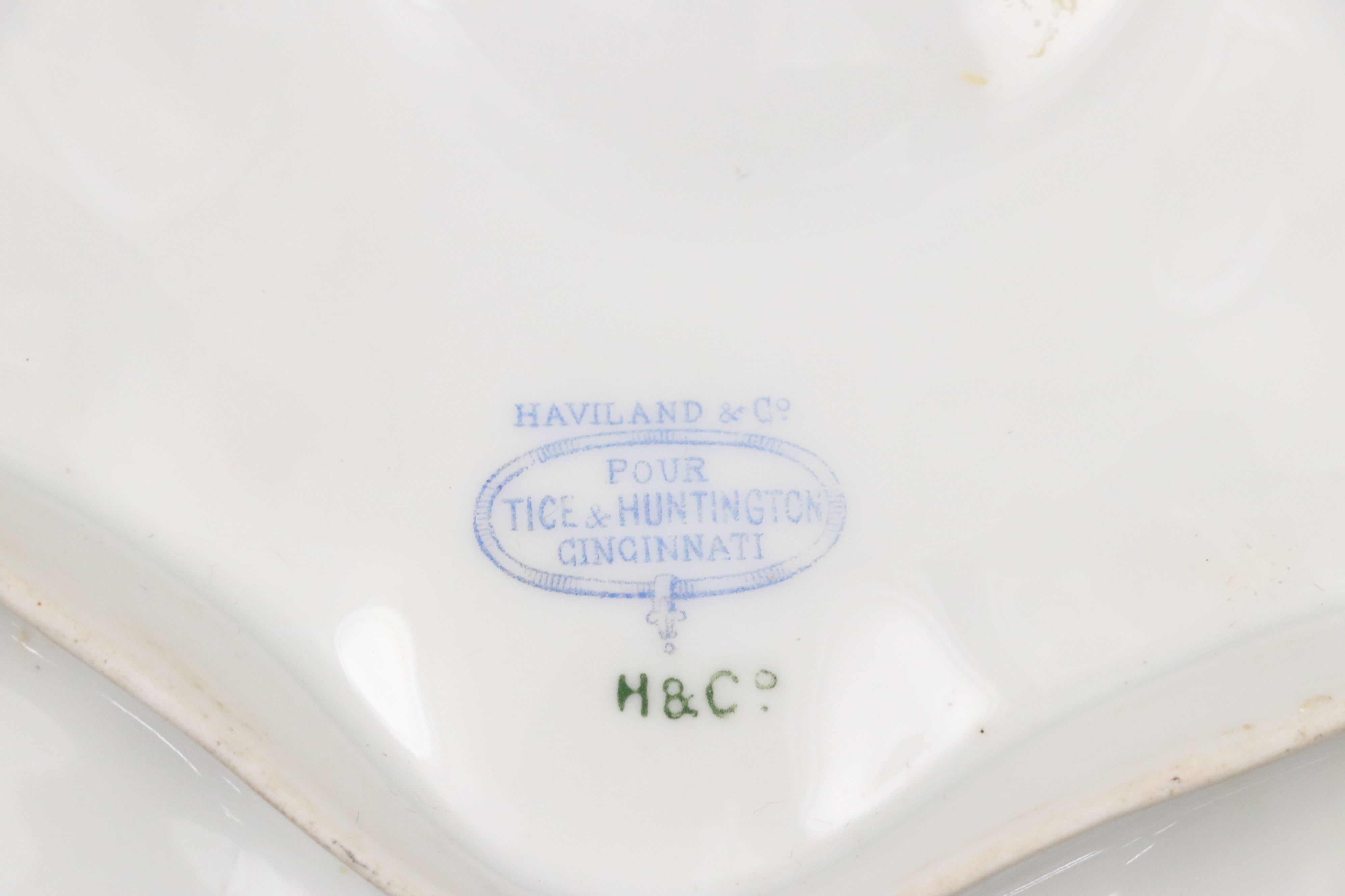 Haviland & Co. Porcelain Oyster Plates