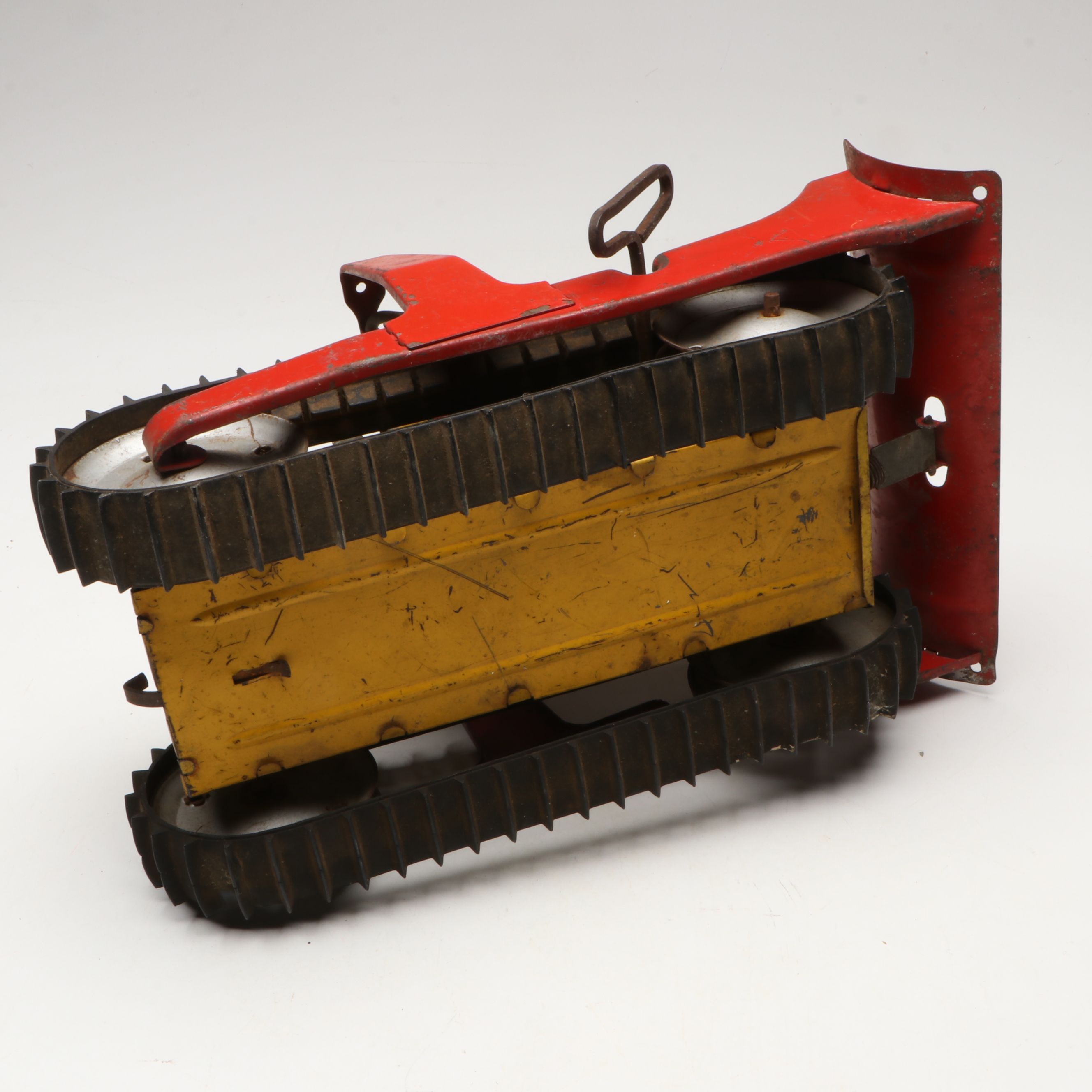 Marx "Caterpillar" Tin Litho Wind-Up Tractor Toy, Mid-20th Century