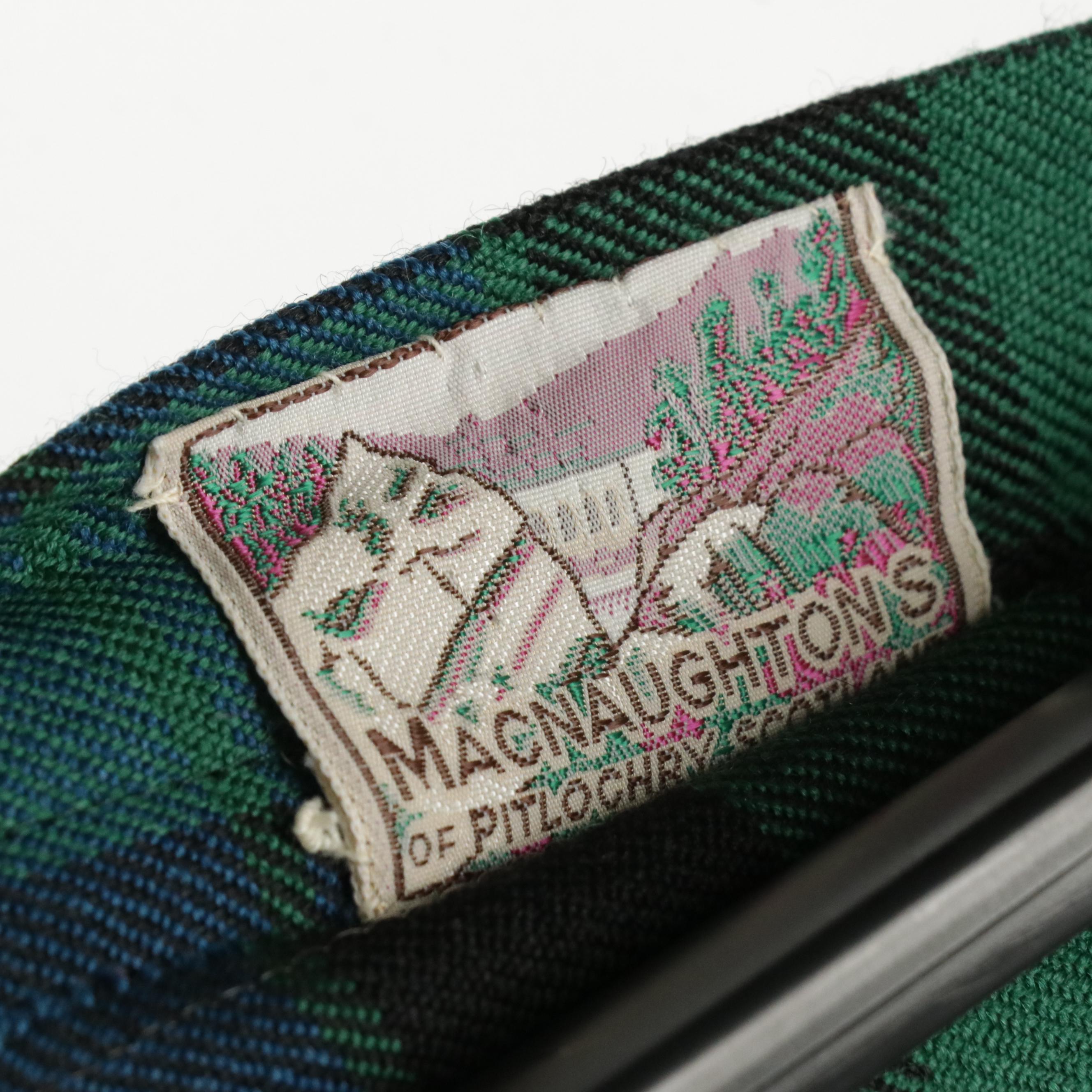 Scottish Tartan Plaid Pleated Kilt Skirts with Leather Buckle Straps