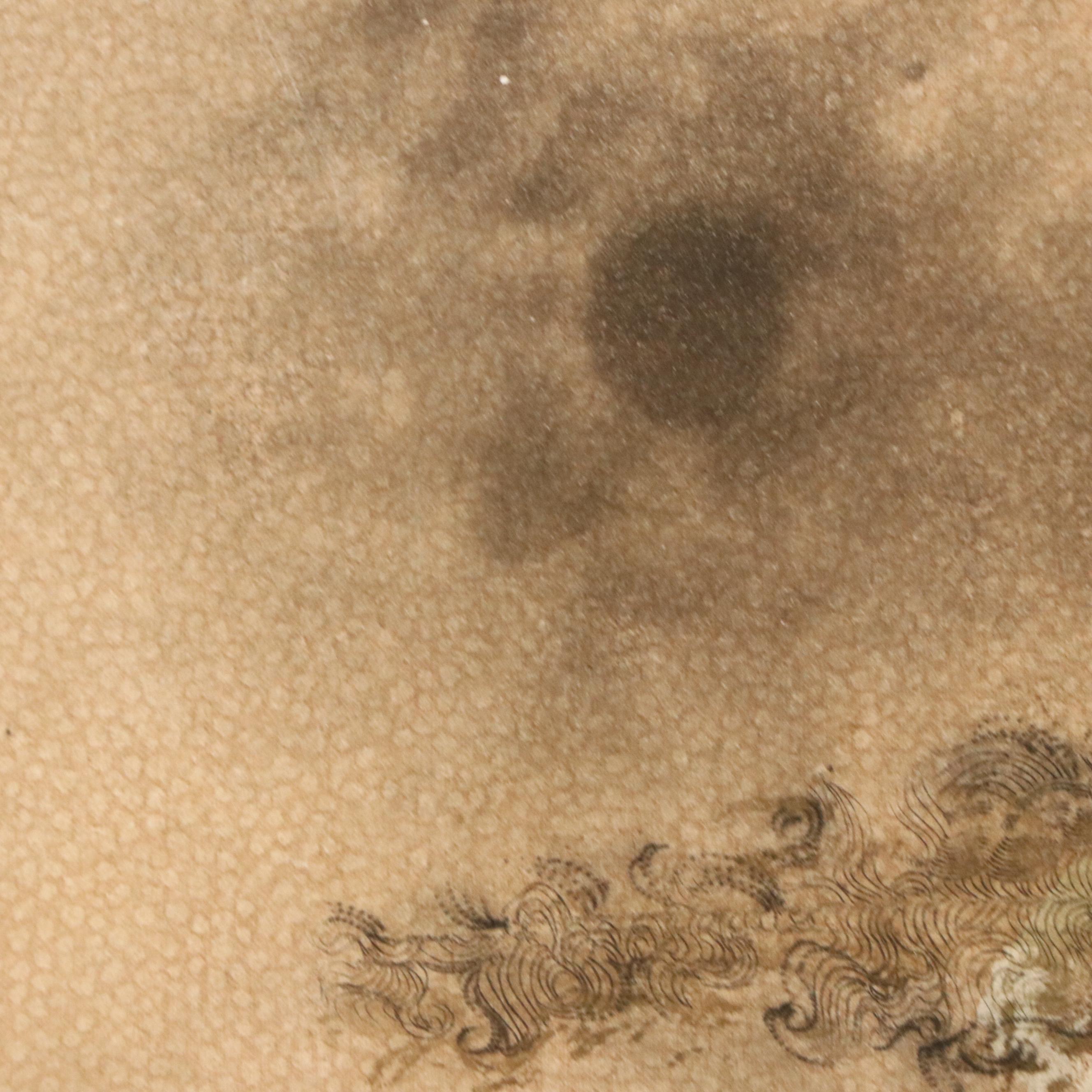 Graciela Rodo Boulanger Etching With Aquatint Woman in Striped Dress With Birds