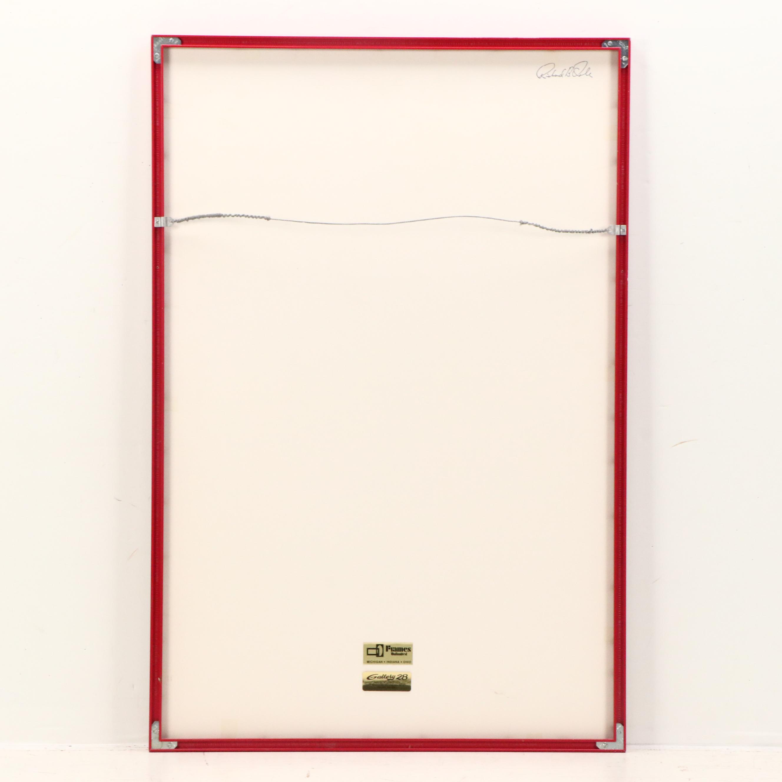 "Normandie" Reproduction Offset Lithograph Poster