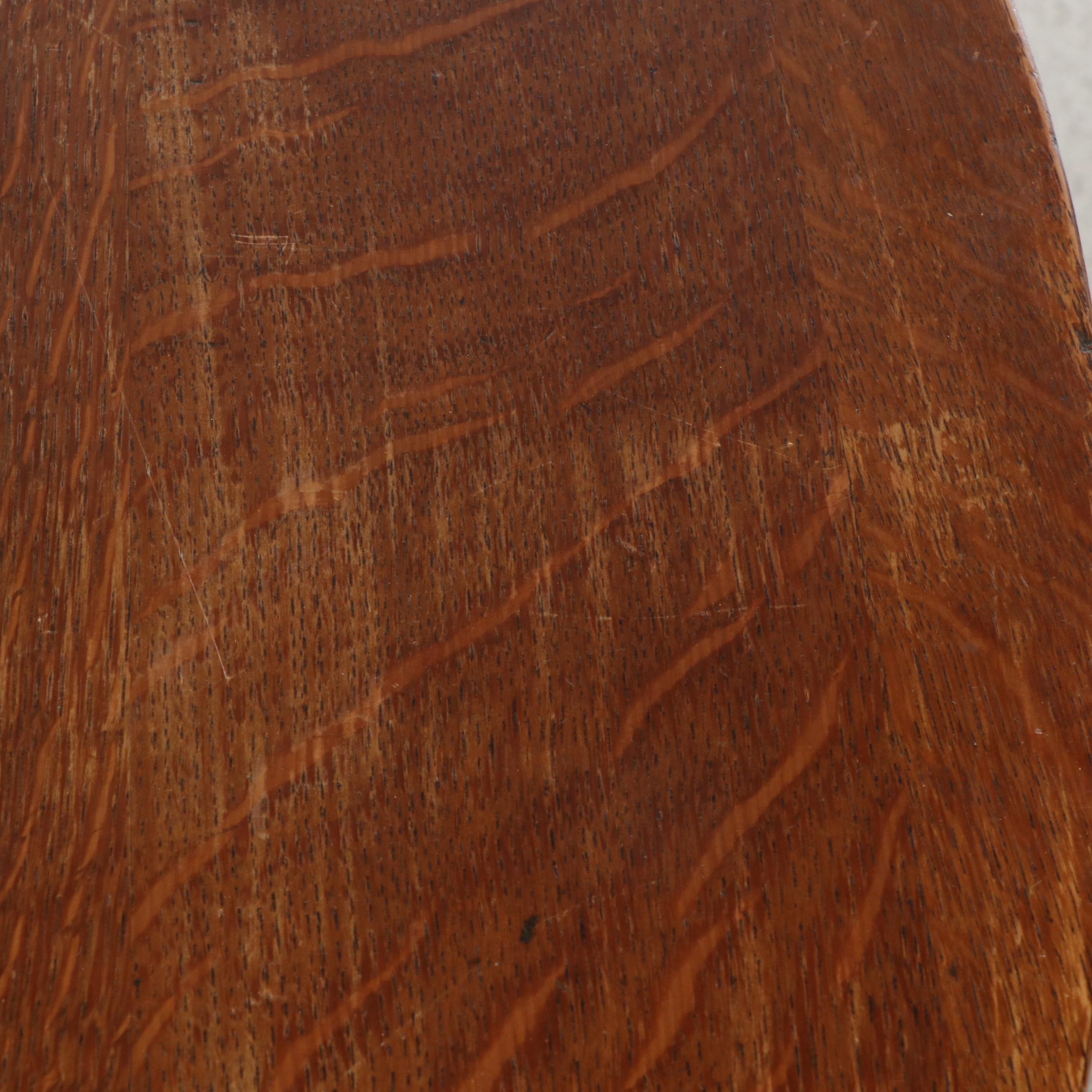 Antique Oak Dining Table, Early 20th Century