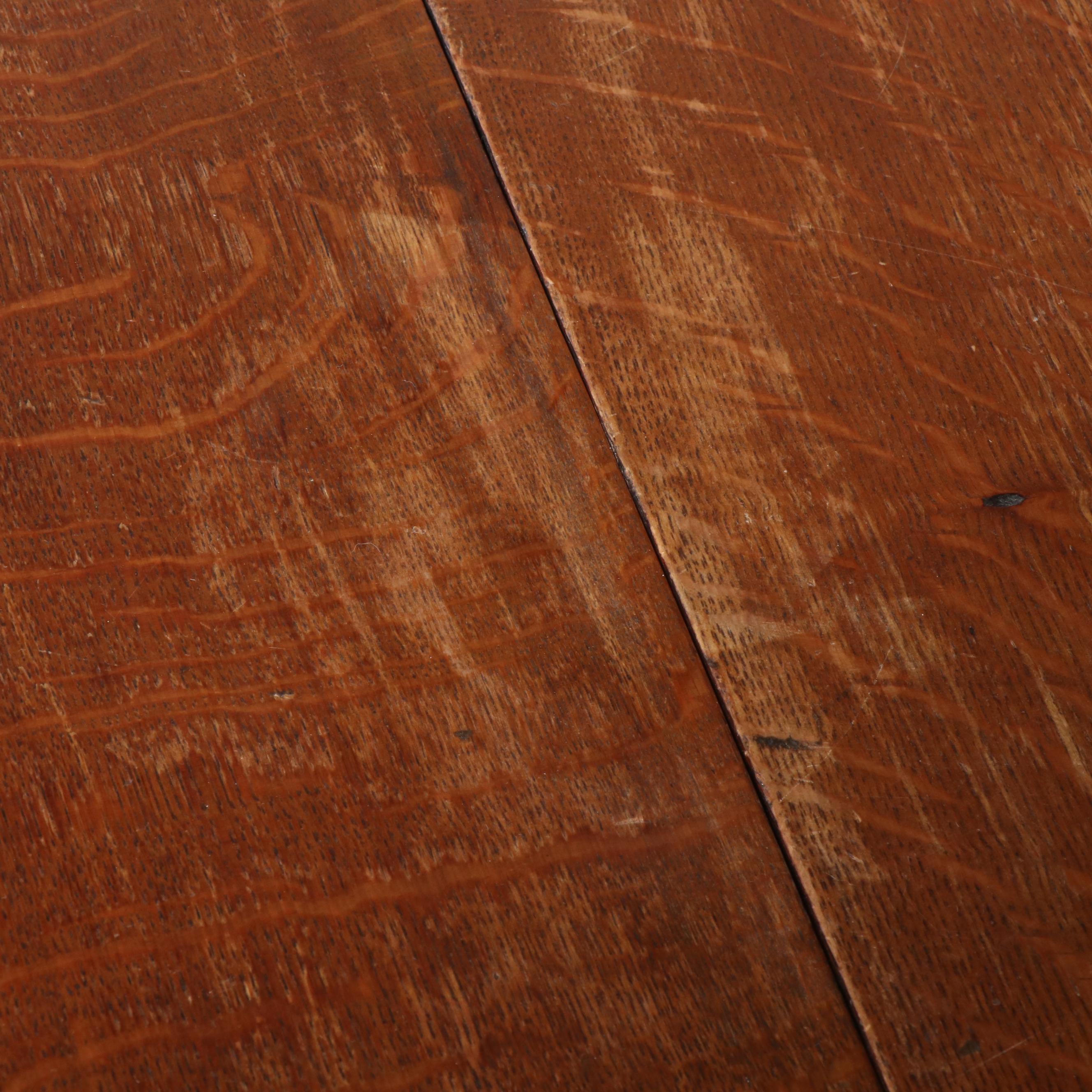 Antique Oak Dining Table, Early 20th Century