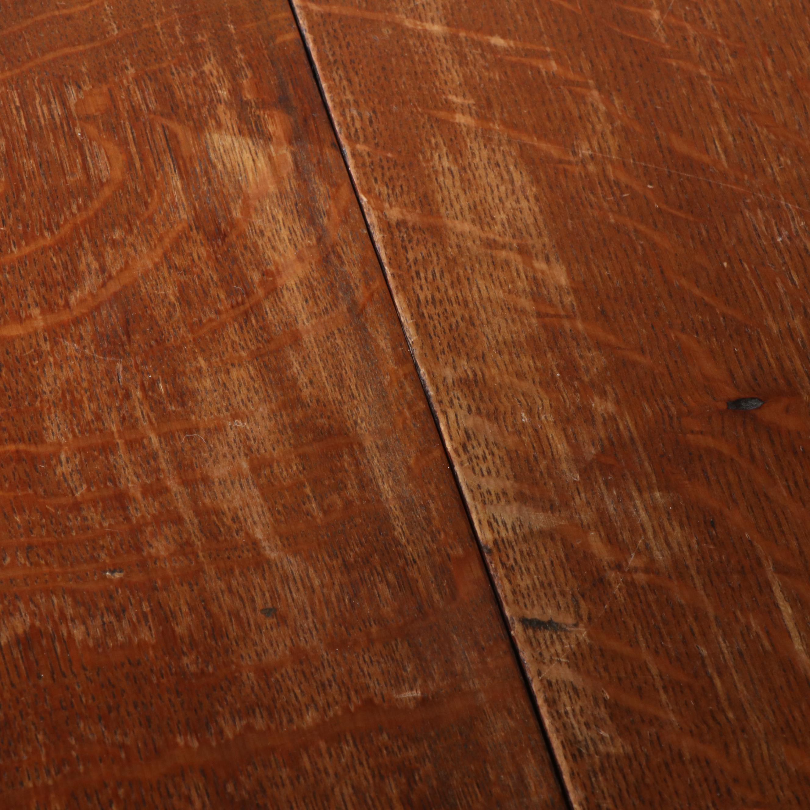 Antique Oak Dining Table, Early 20th Century