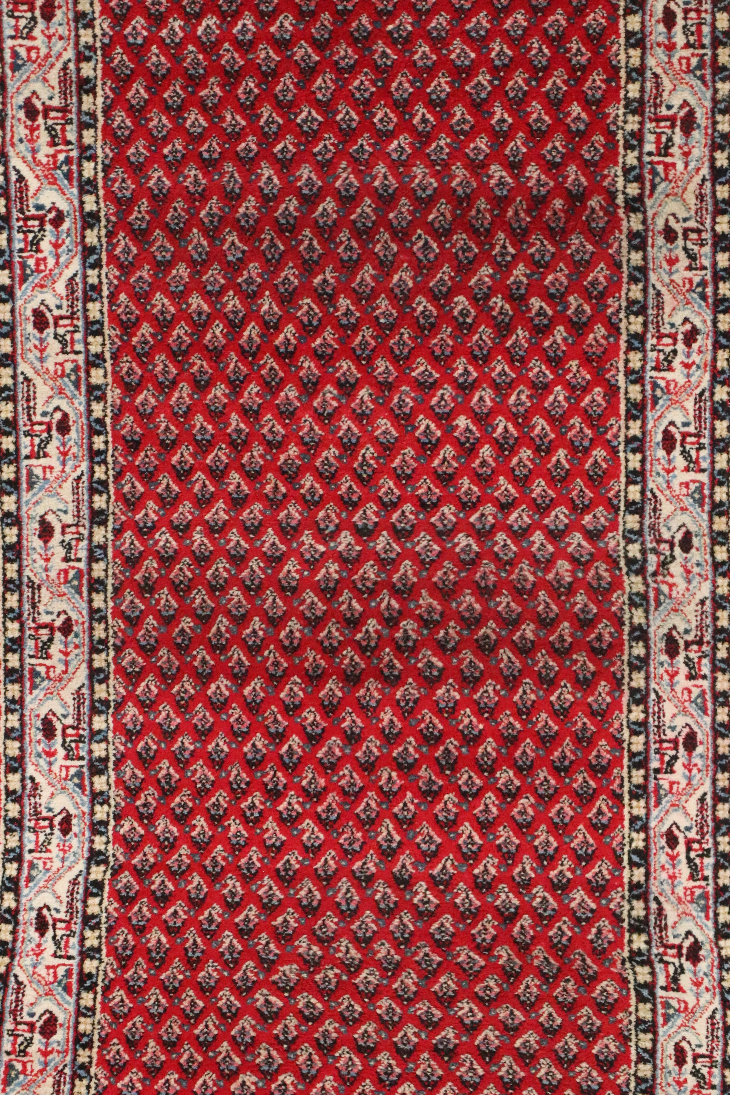 3'1 x 10'6 Hand-Knotted Persian Seraband Long Rug