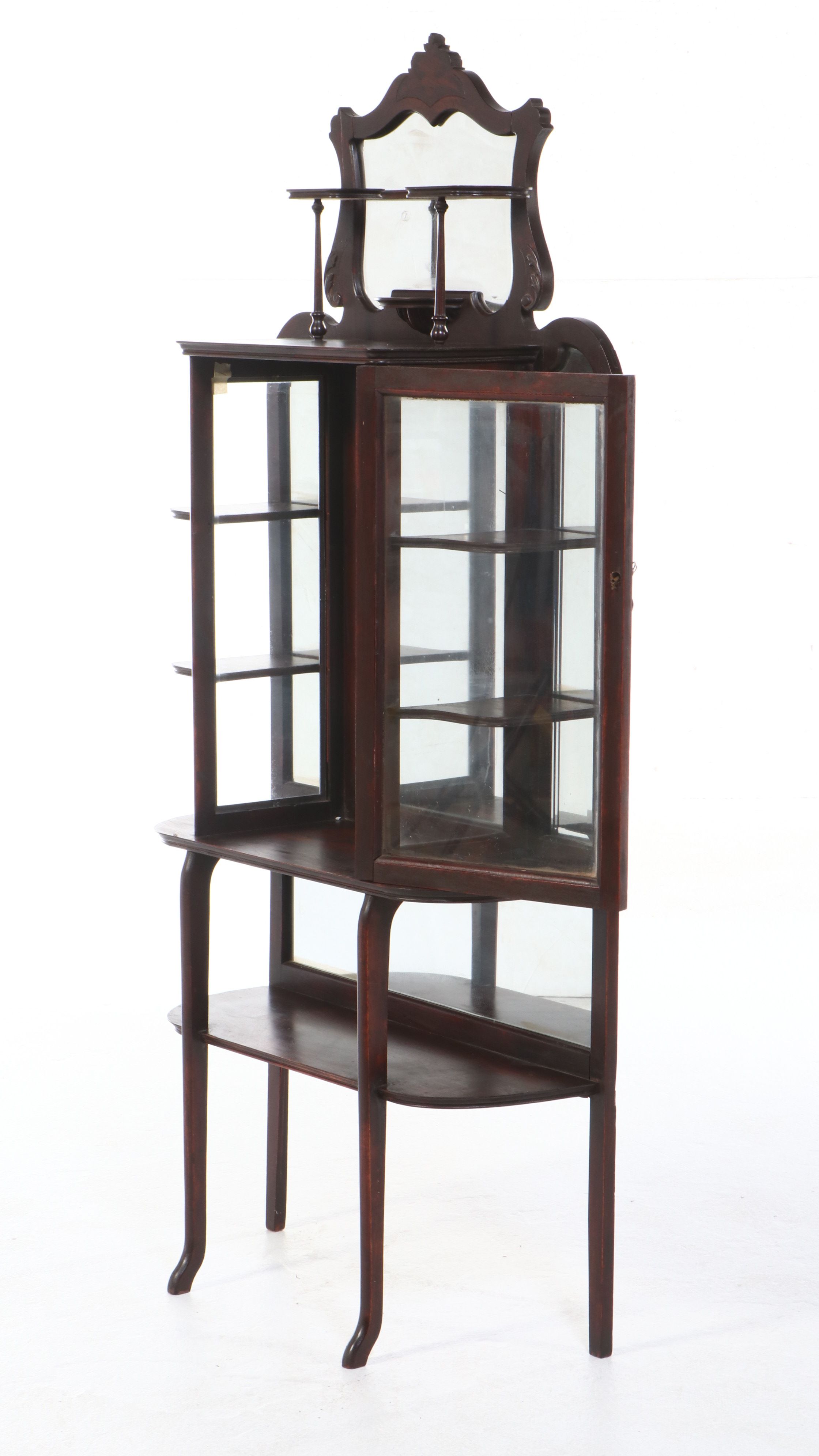 Late Victorian Étagère Cabinet, Early 20th Century