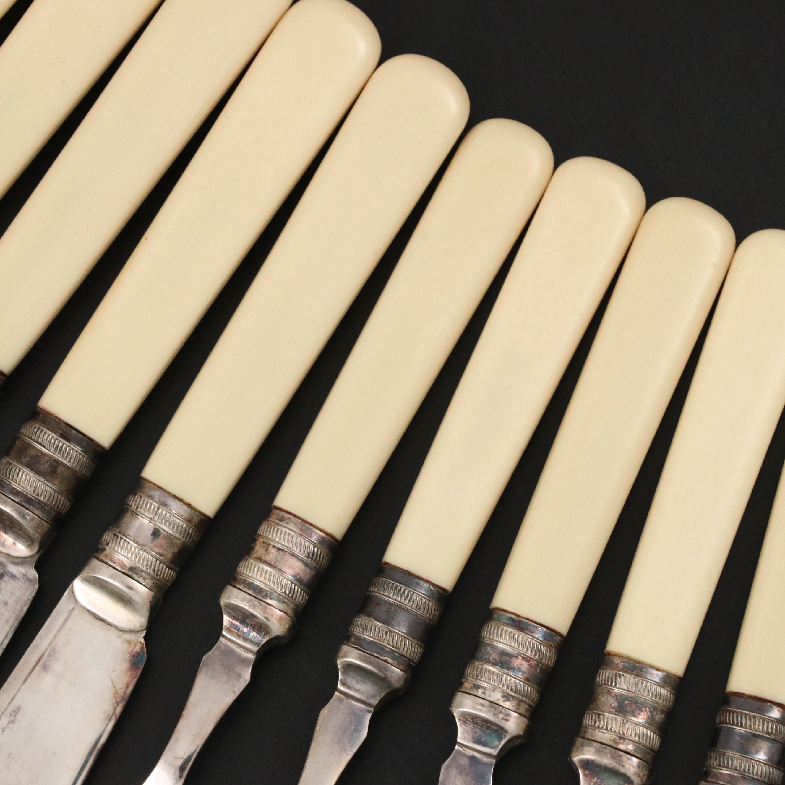 Harrison Fisher & Co. Silver Plate Dinner Forks and Butter Knives