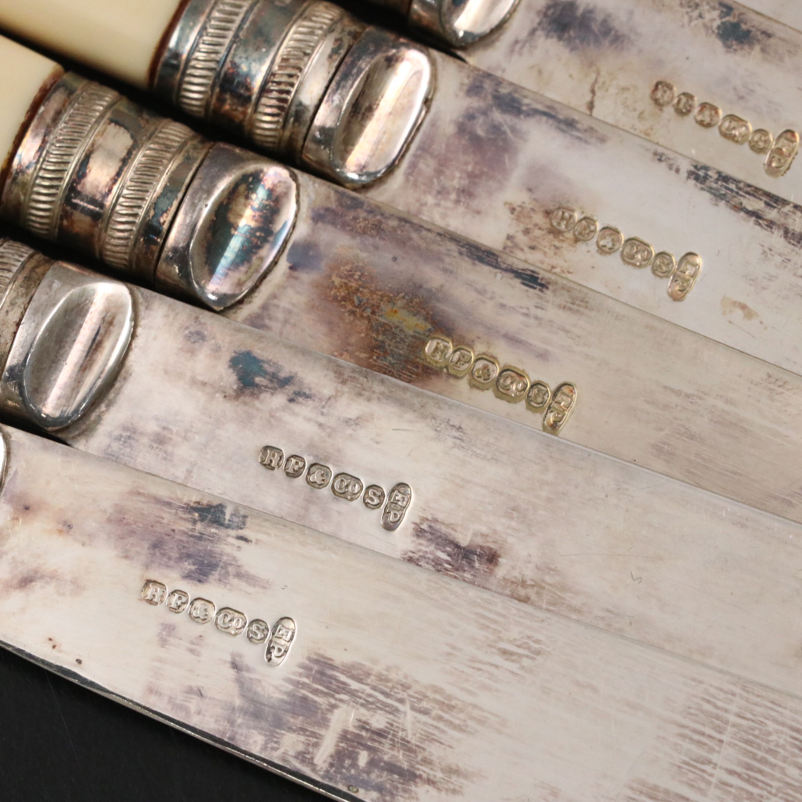 Harrison Fisher & Co. Silver Plate Dinner Forks and Butter Knives