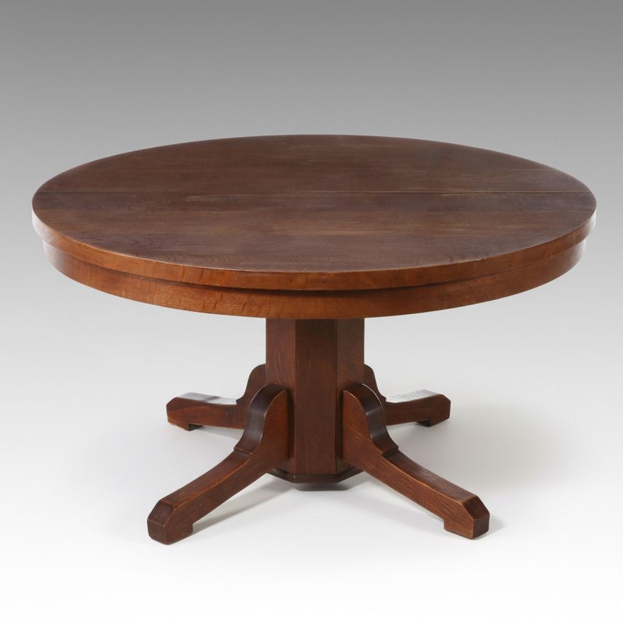 Antique Oak Dining Table, Early 20th Century