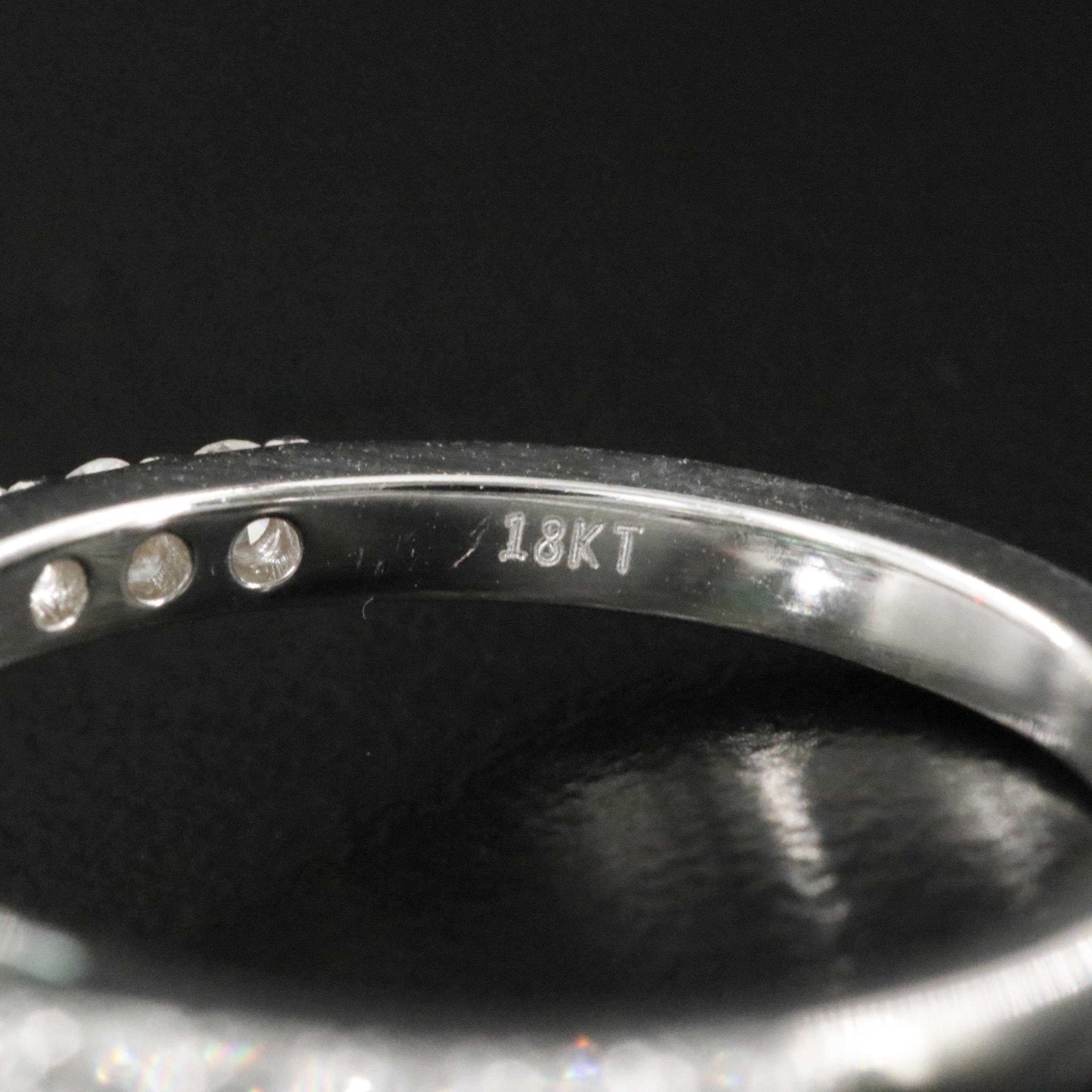 18K 1.99 CT Emerald and Diamond Ring