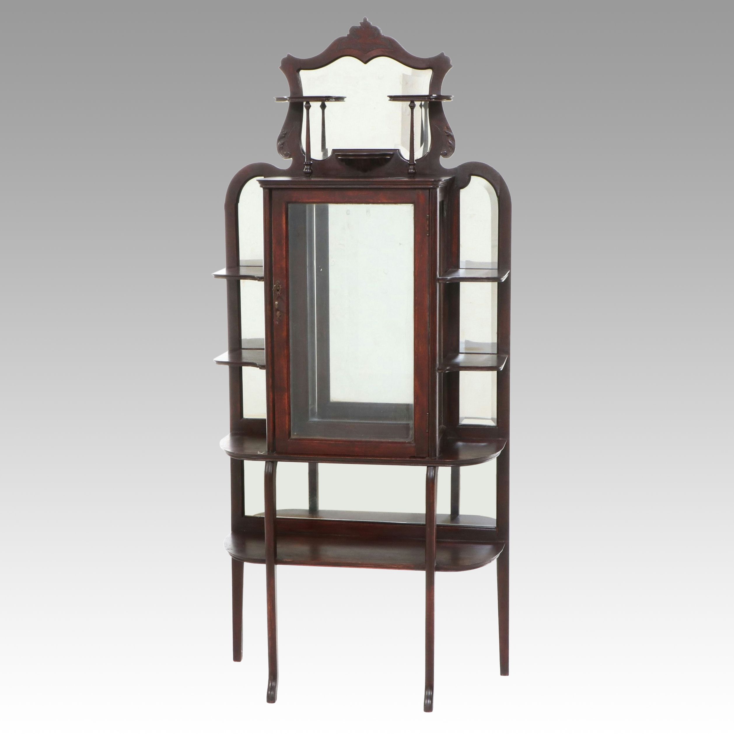 Late Victorian Étagère Cabinet, Early 20th Century
