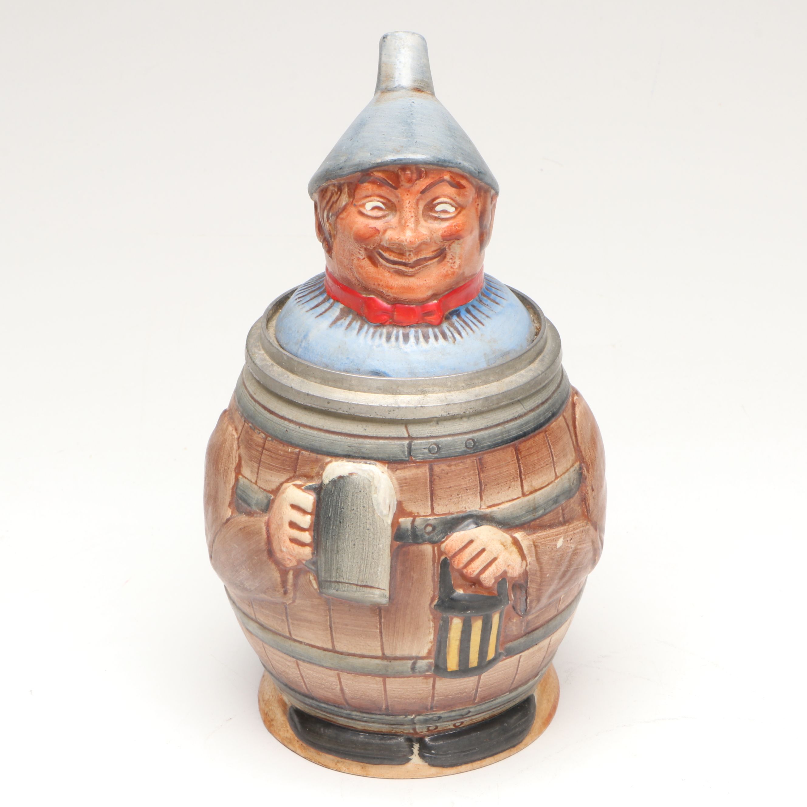 Goebel Figural Ceramic Steins with Other Hand-Painted German Regimental Stein