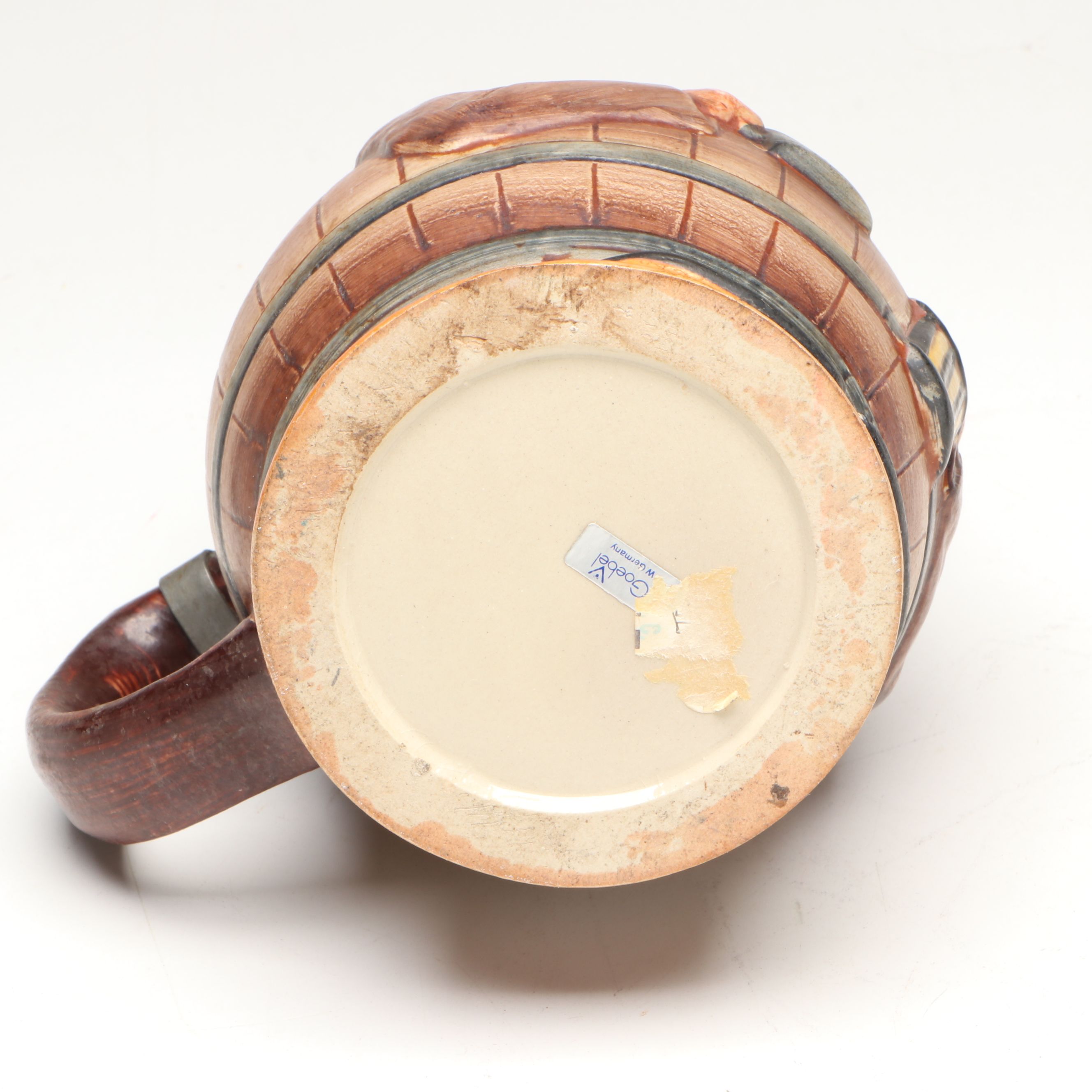 Goebel Figural Ceramic Steins with Other Hand-Painted German Regimental Stein