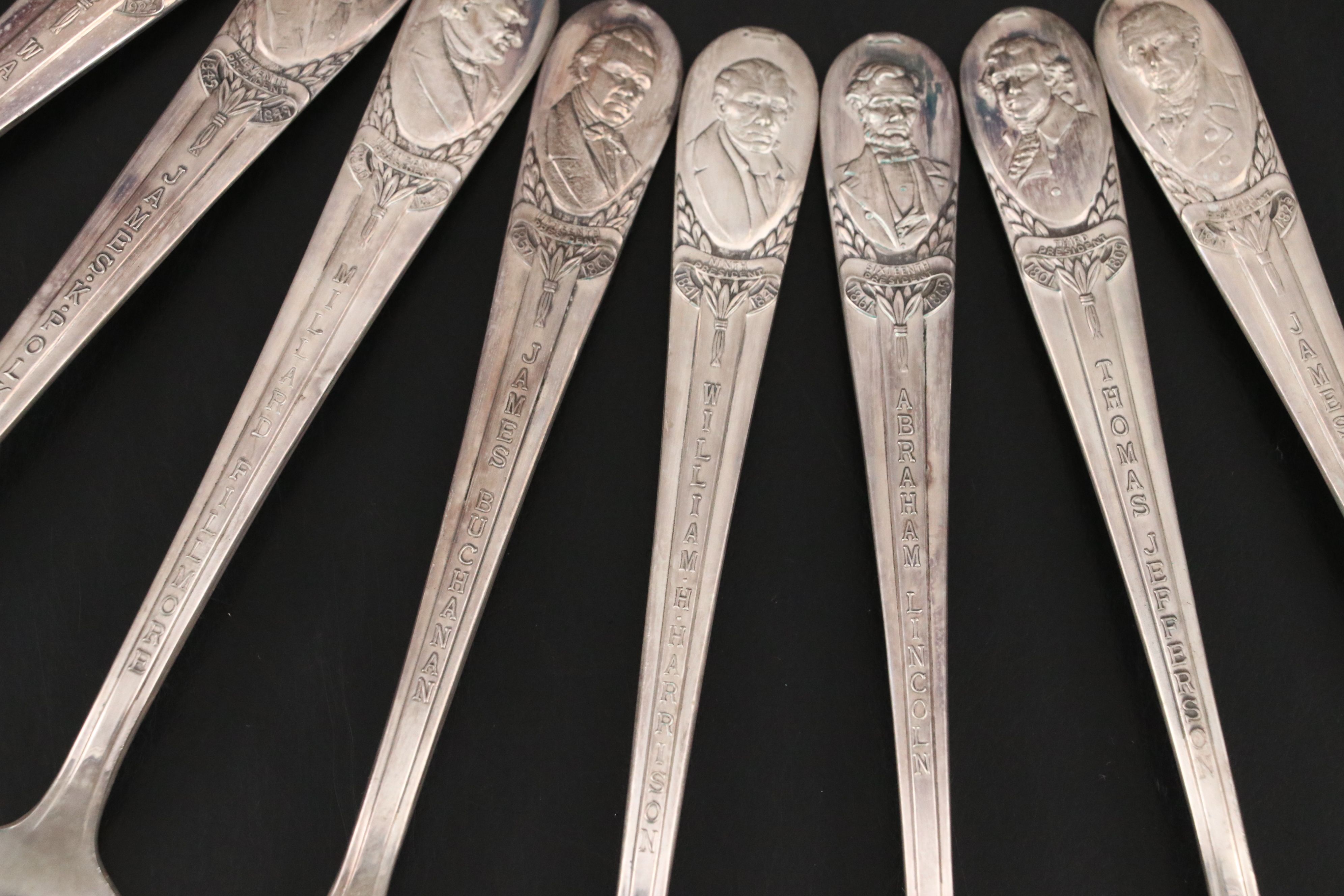 William Rogers Presidential Silver Plate Collectible Spoons