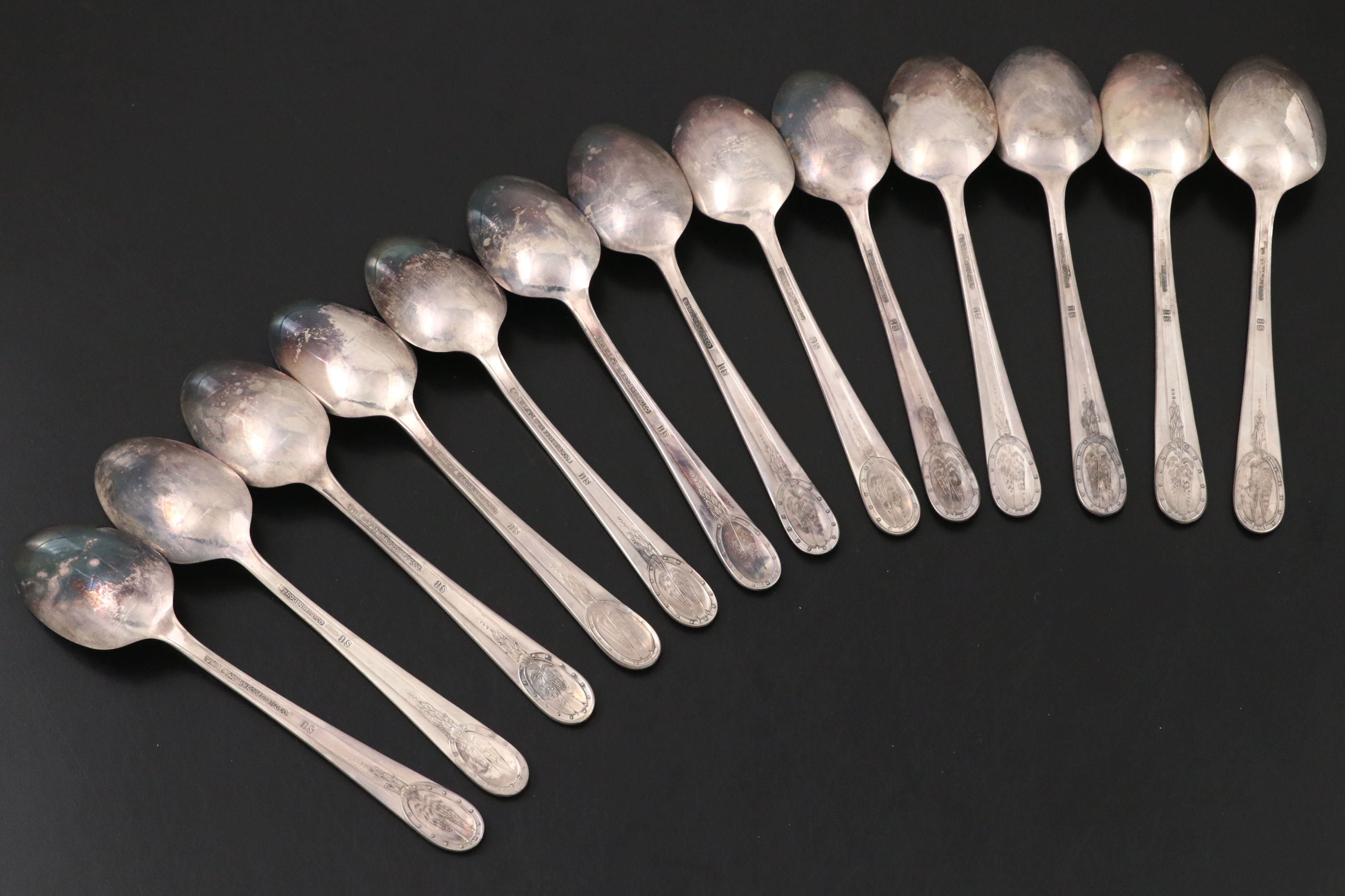 William Rogers Presidential Silver Plate Collectible Spoons