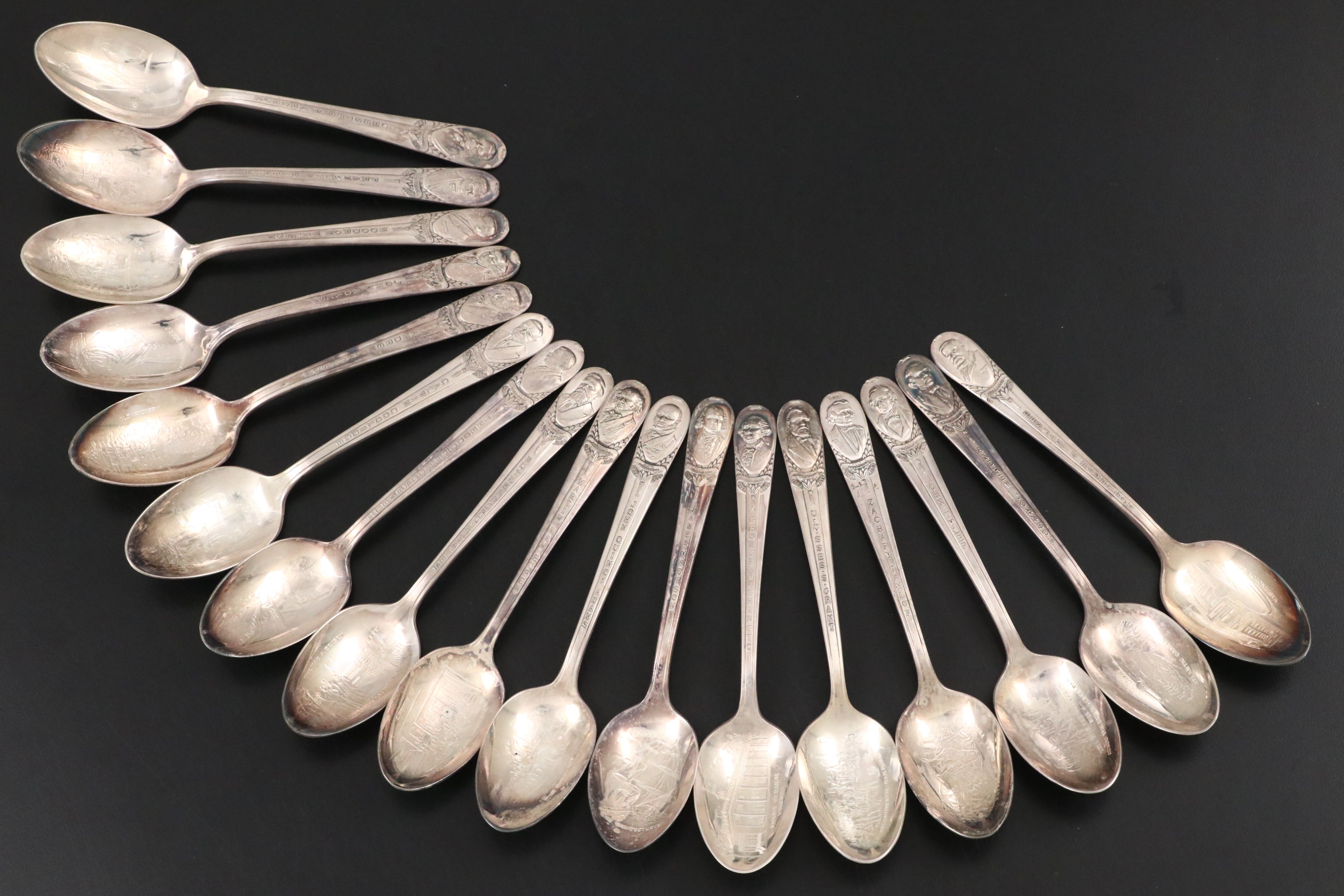 William Rogers Presidential Silver Plate Collectible Spoons