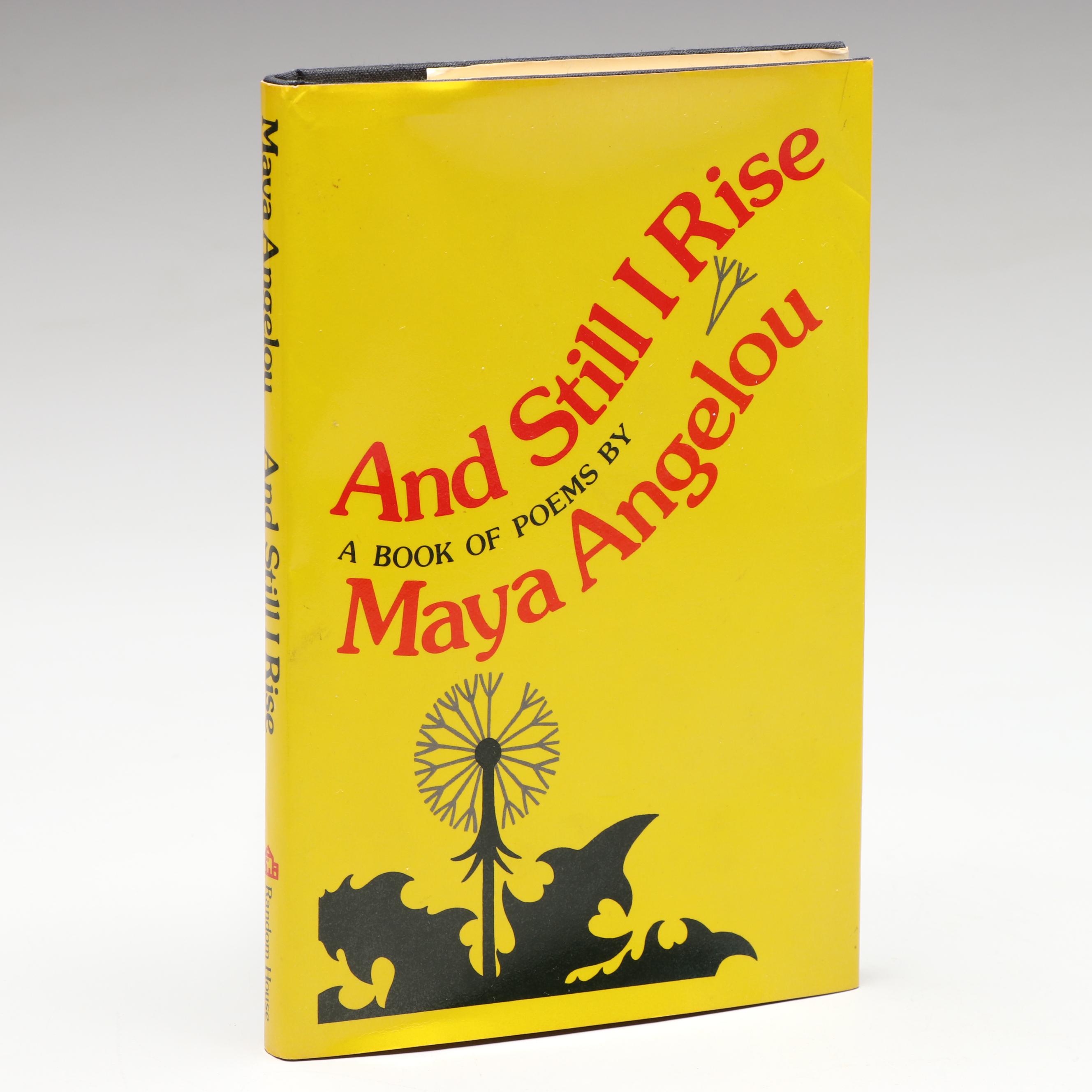Early Printing "And Still I Rise" by Maya Angelou, 1978