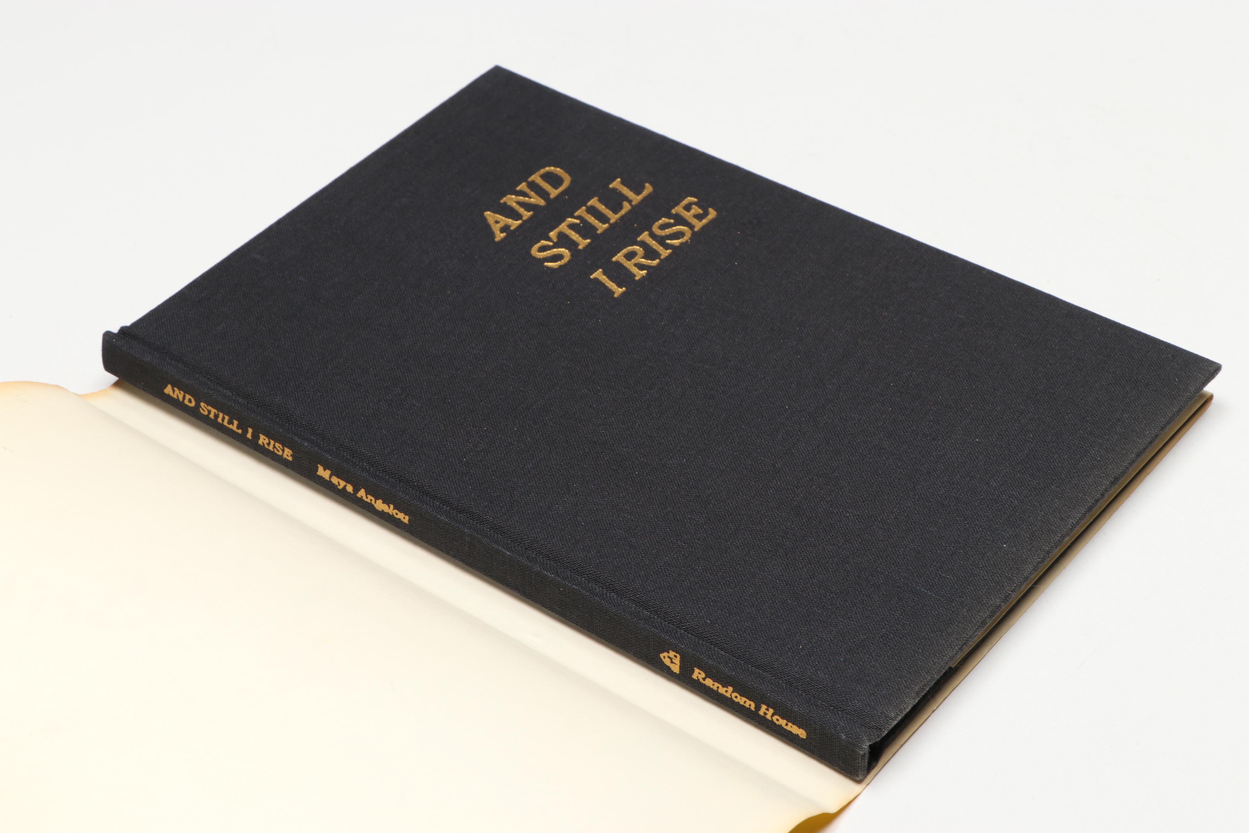 Early Printing "And Still I Rise" by Maya Angelou, 1978