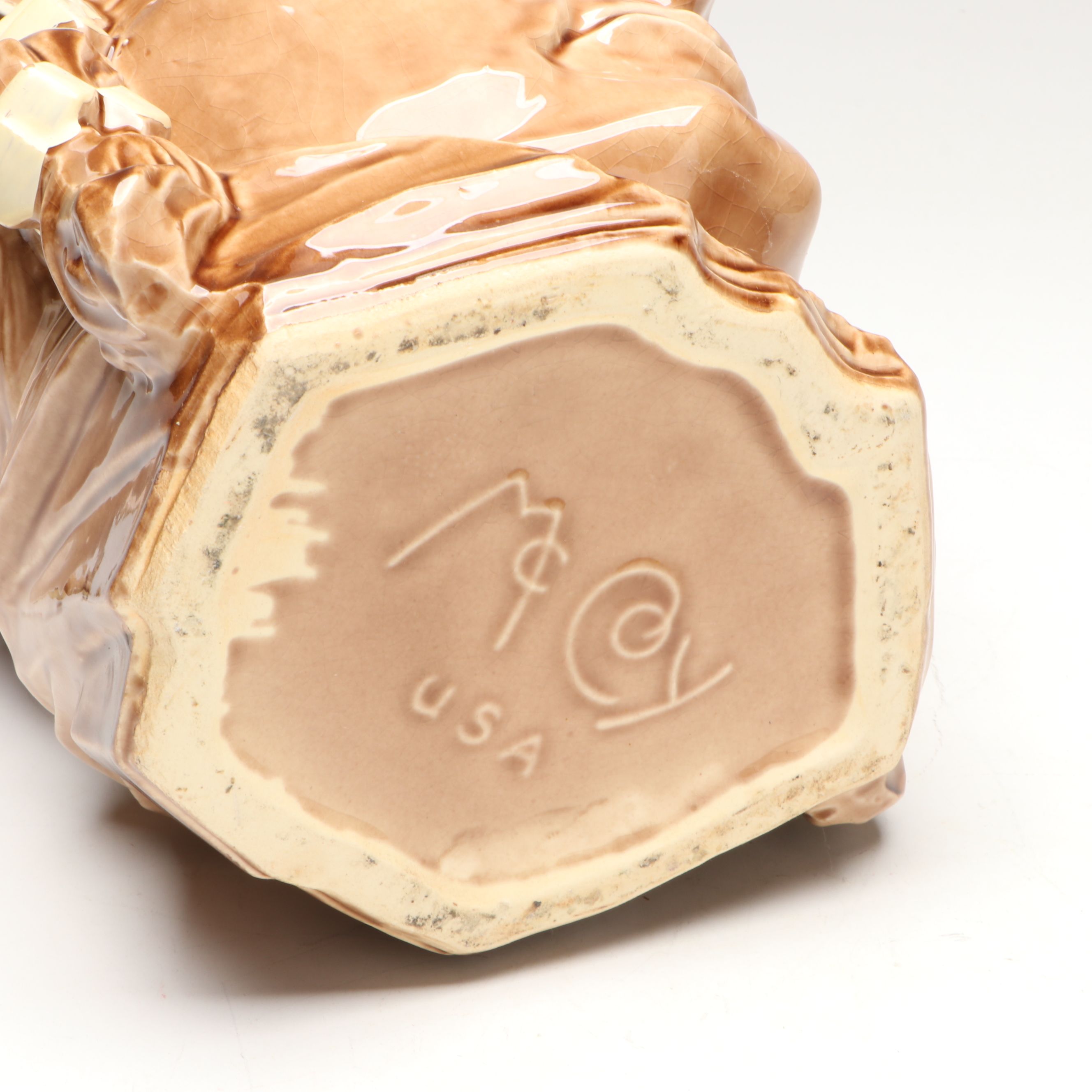 McCoy "Pontiac" Native American Bust and Ceramic Teepee Cookie Jars