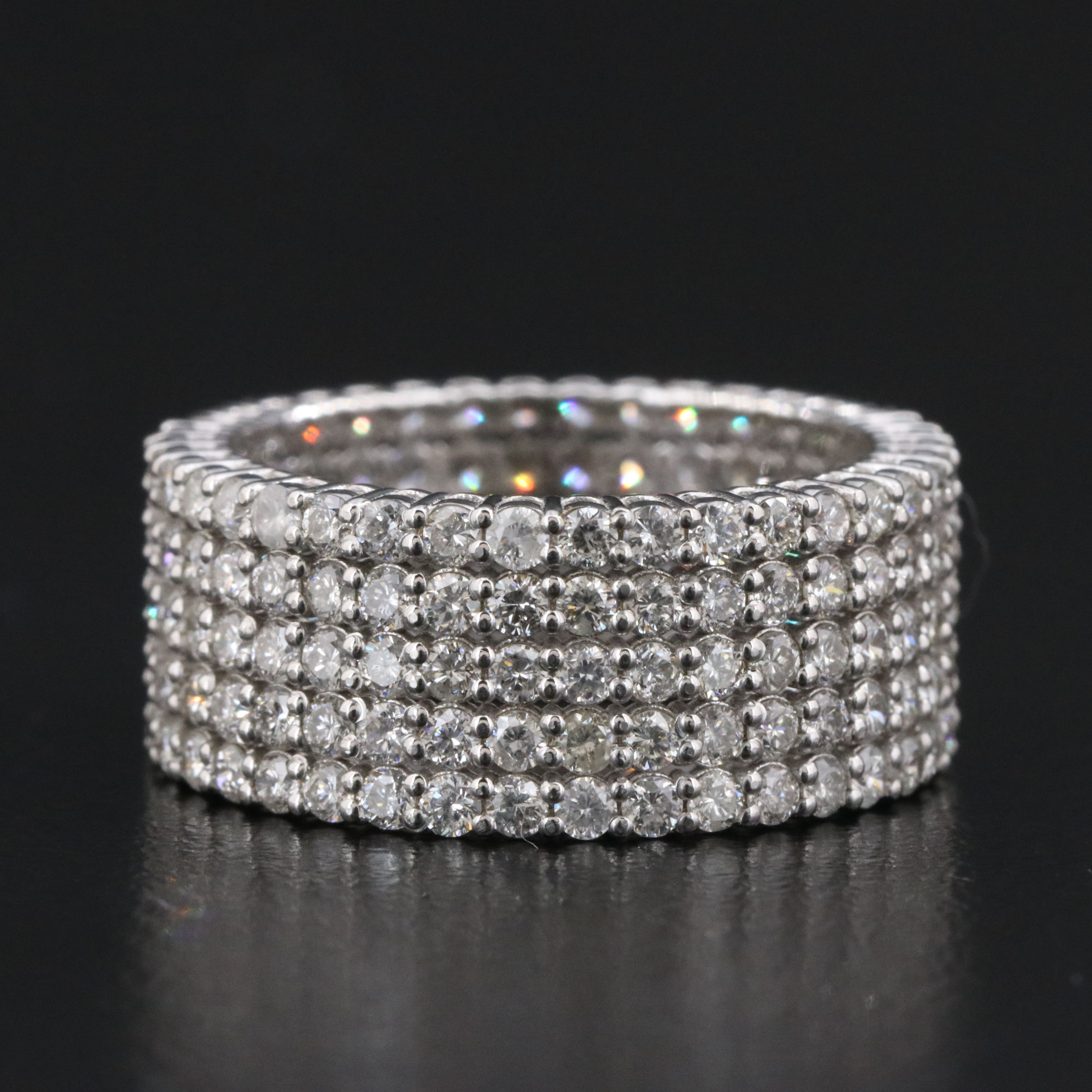 14K 3.02 CTW Diamond Eternity Band