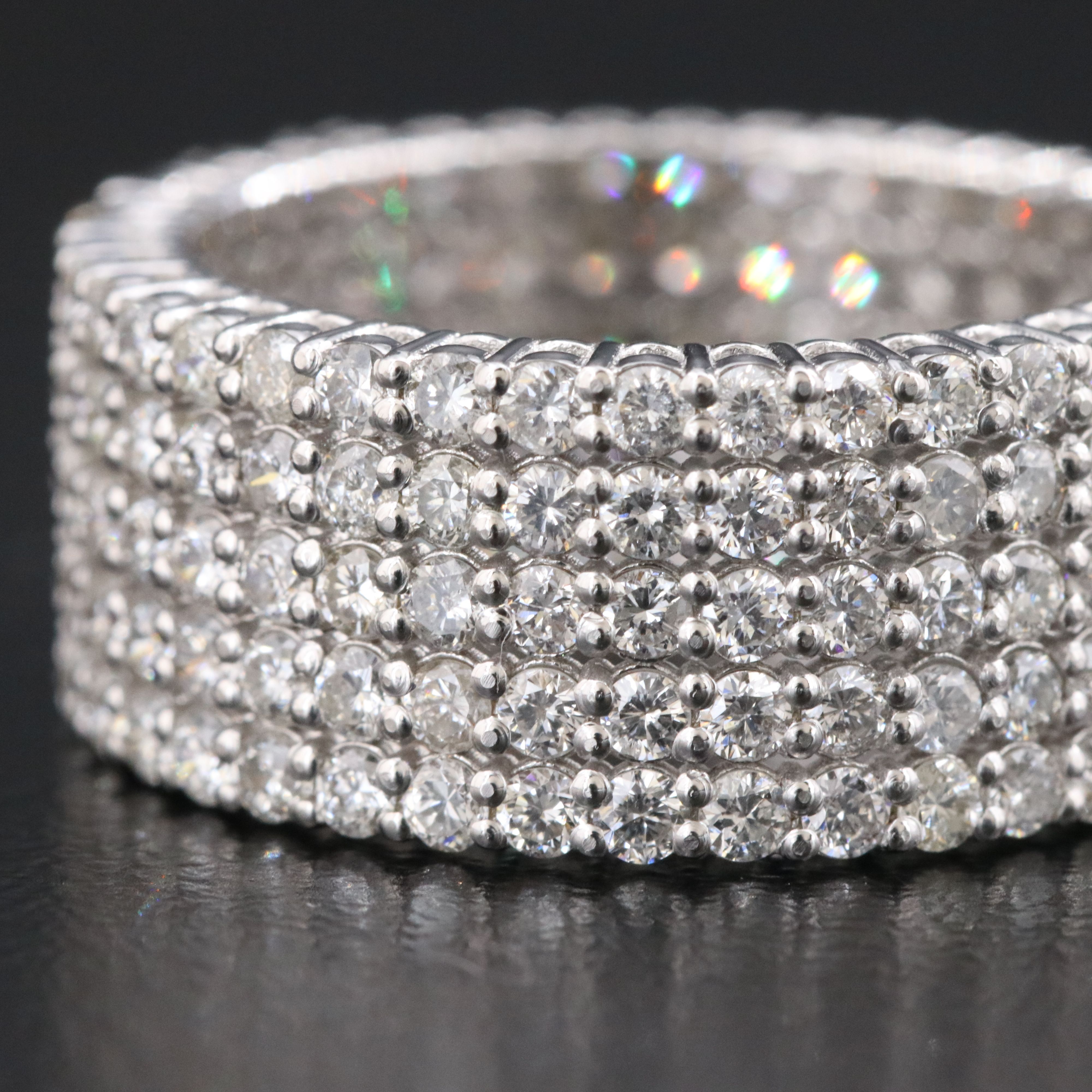 14K 3.02 CTW Diamond Eternity Band