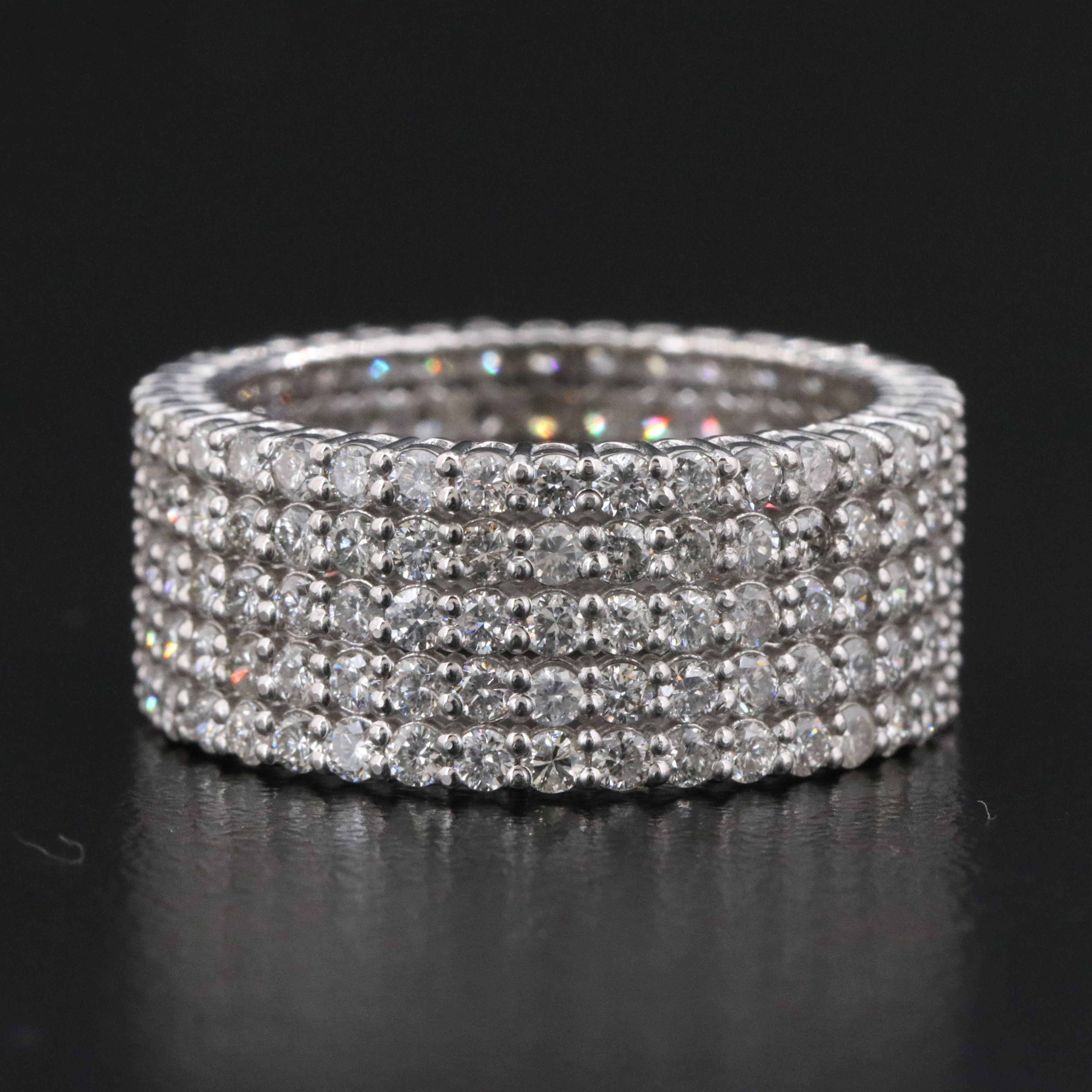 14K 3.02 CTW Diamond Eternity Band