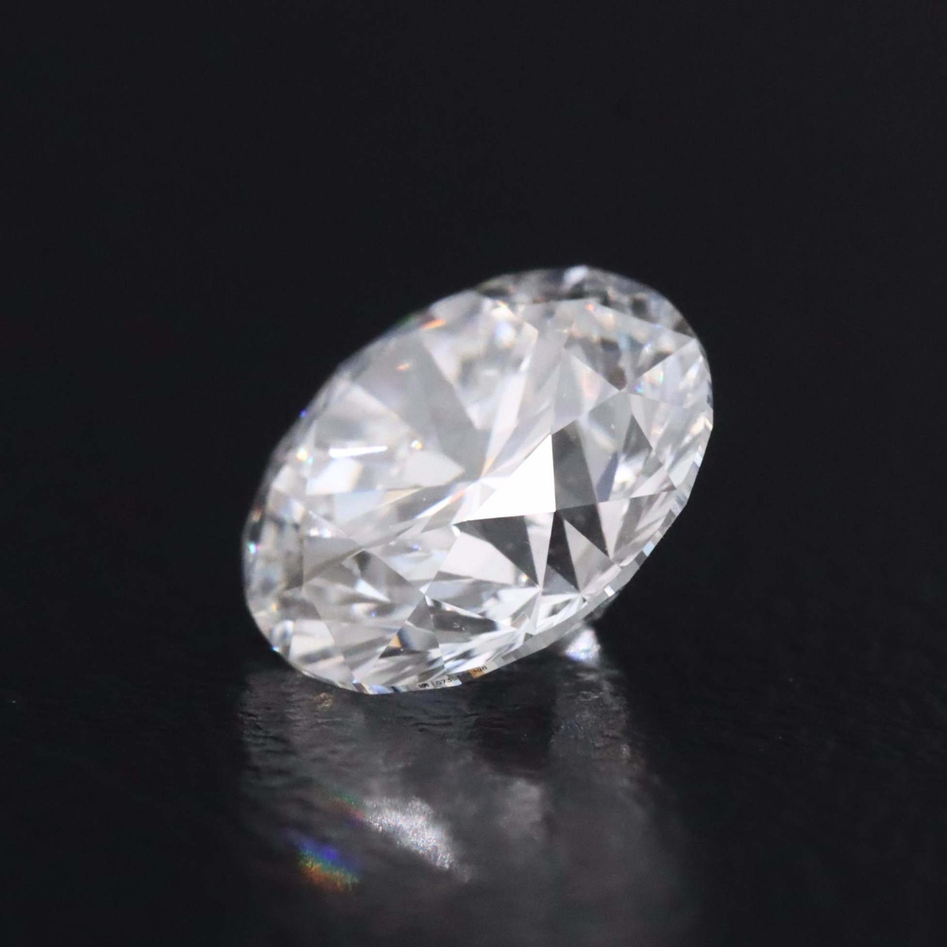 Loose 1.37 CT Lab Grown Diamond with IGI Report