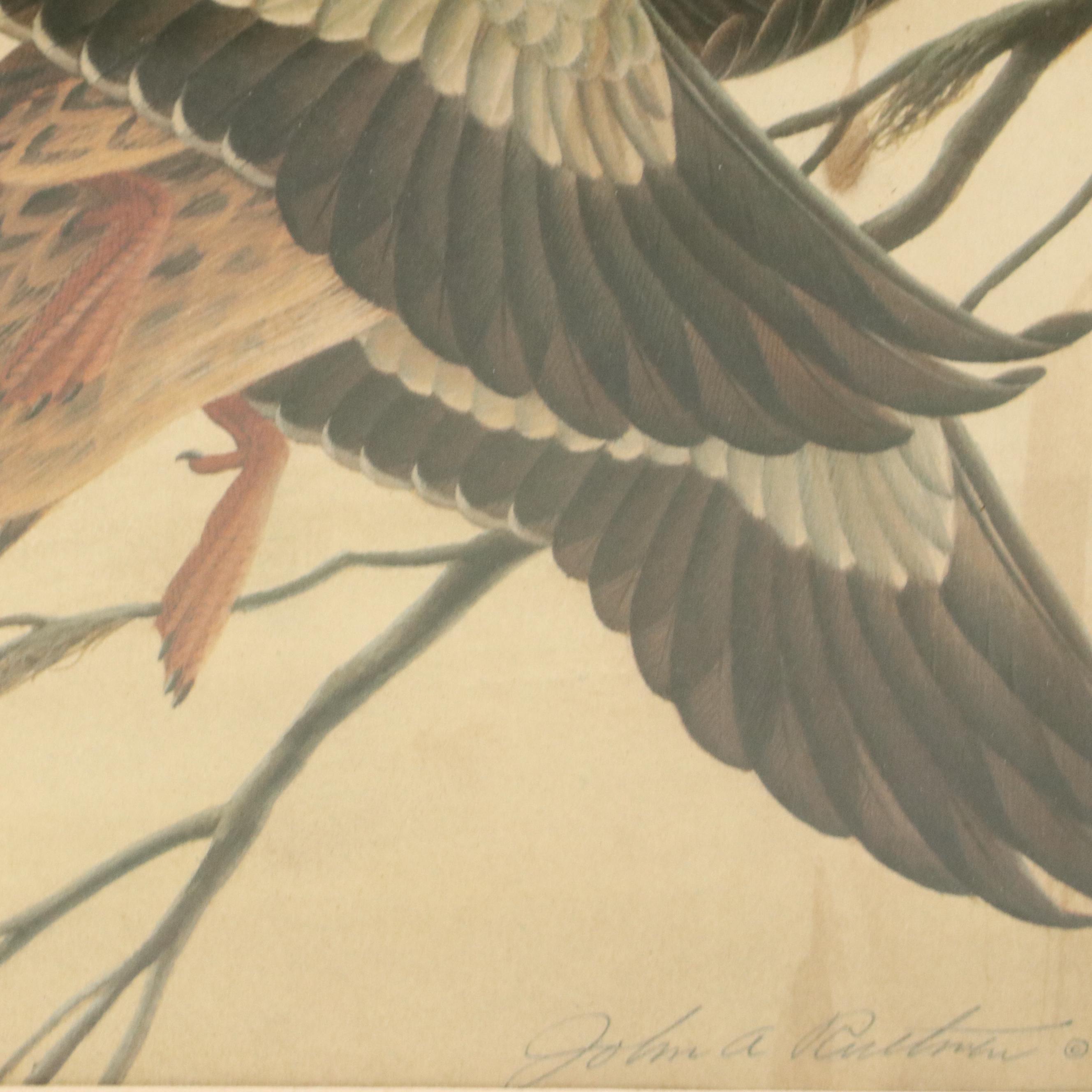 Trio of John Ruthven Bird Offset Lithographs, 20th Century