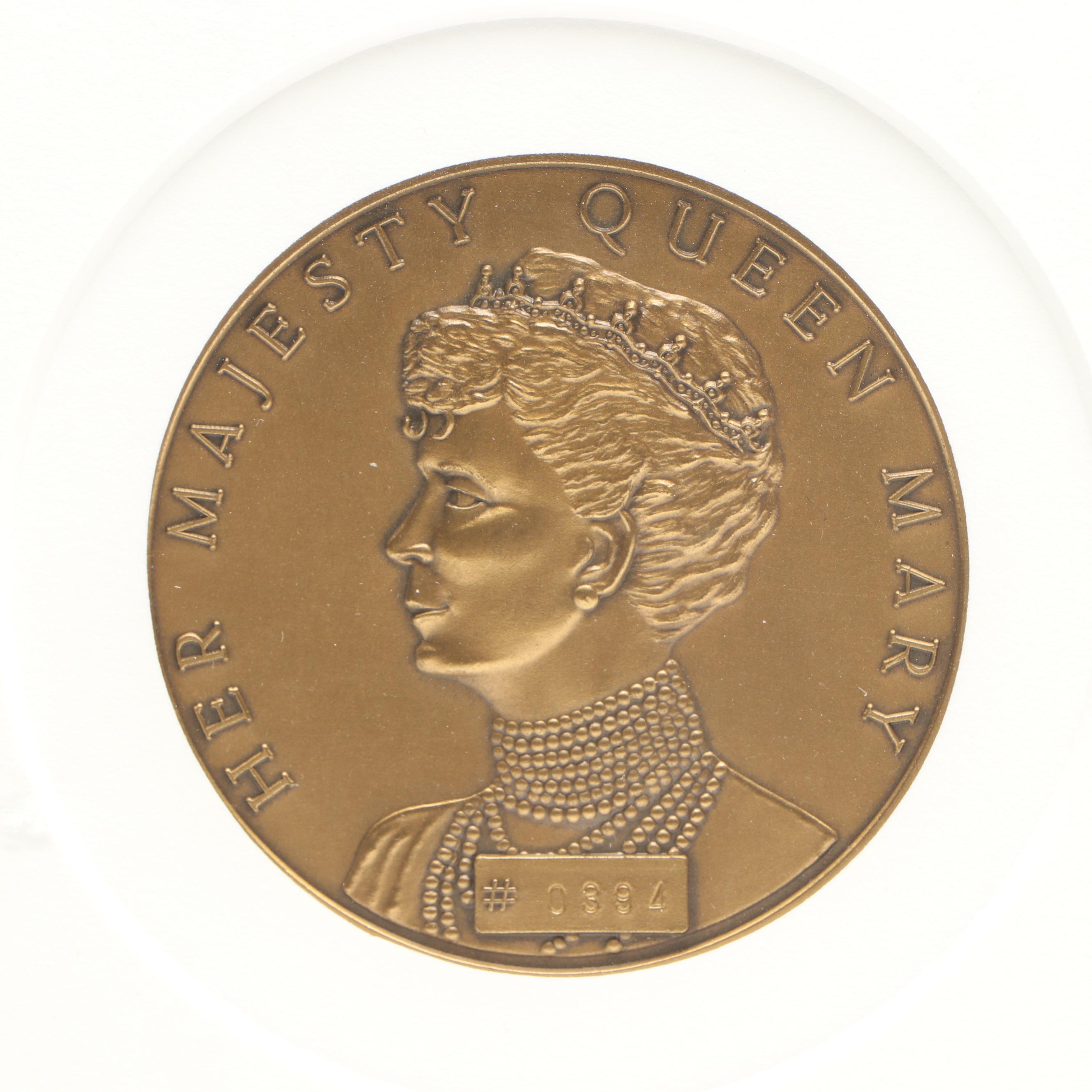 RMS Queen Mary Medals, Postal Covers and Captain Shoulder Boards