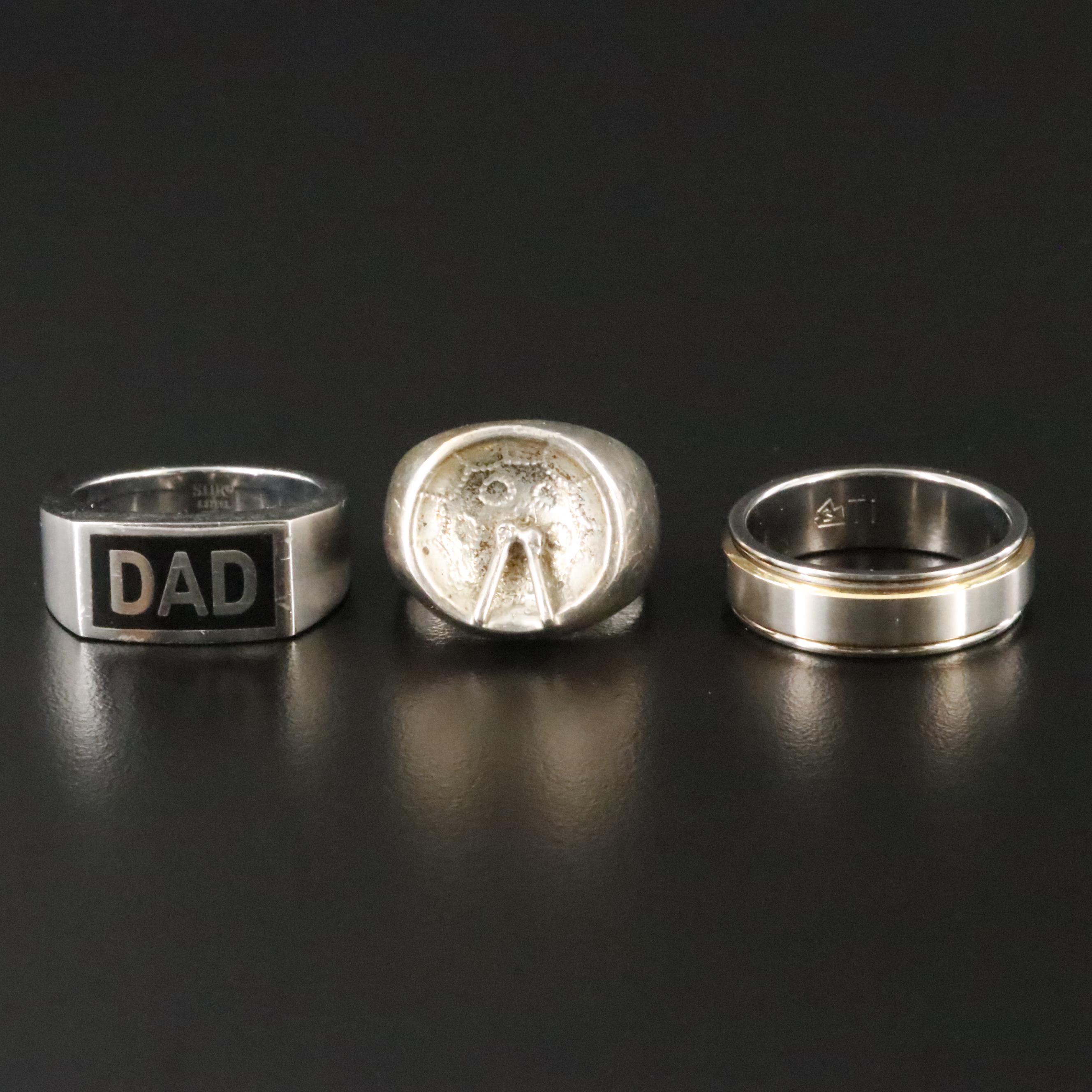 "Dad", Steel Drum and Spinner Rings