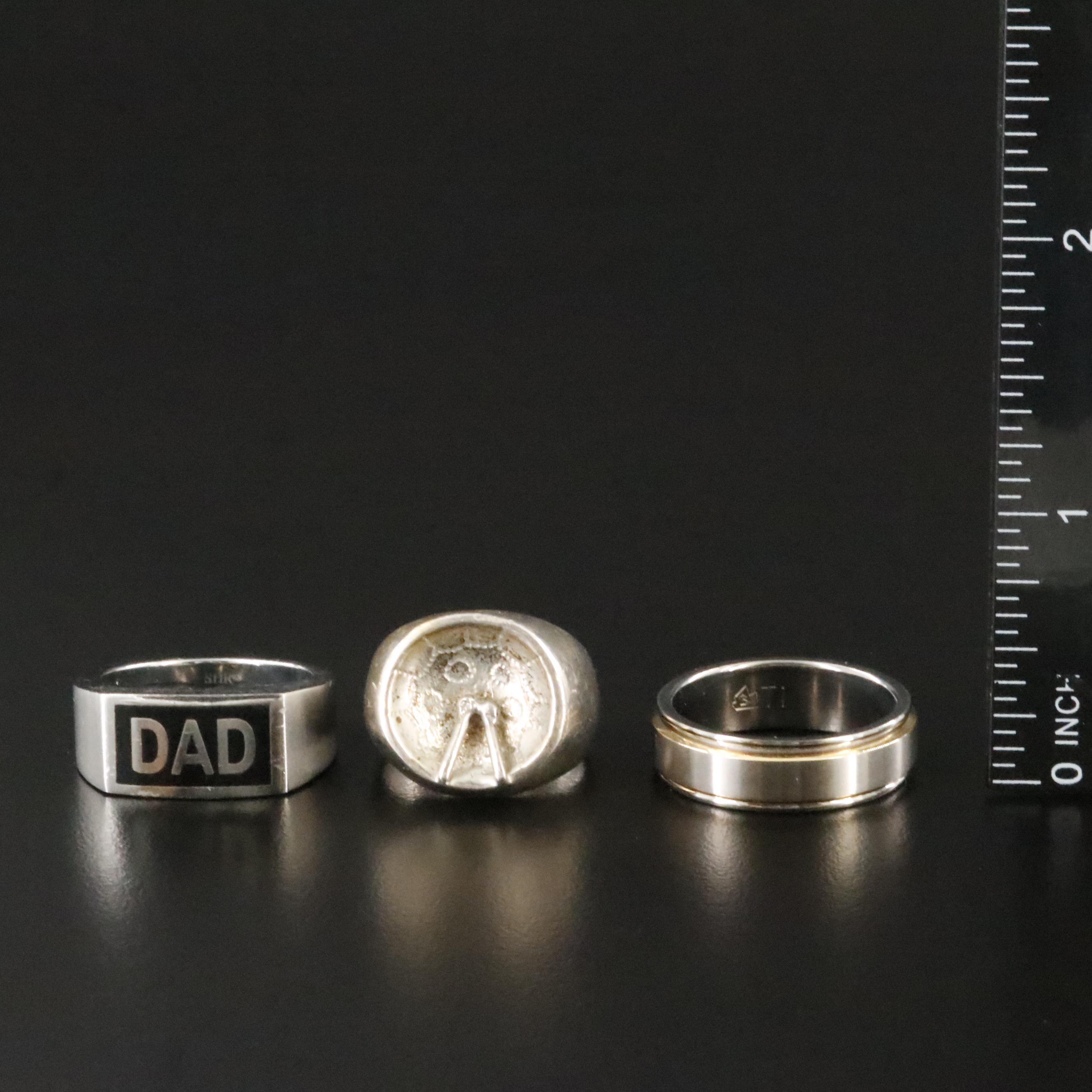 "Dad", Steel Drum and Spinner Rings