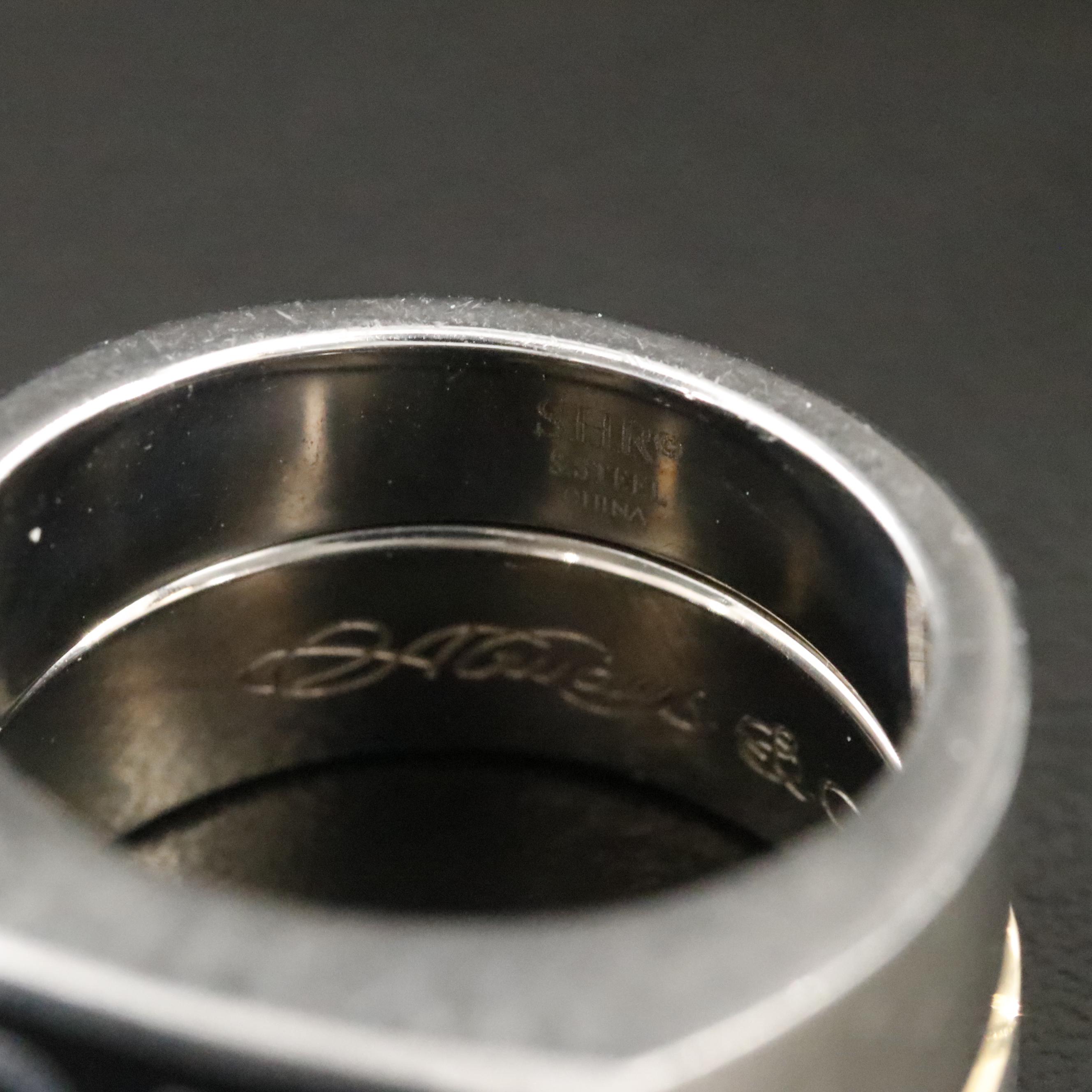 "Dad", Steel Drum and Spinner Rings