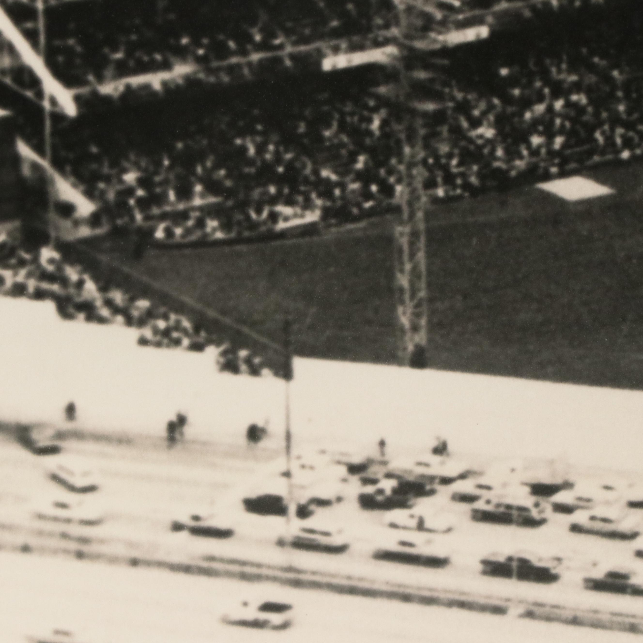 Monochrome Photographic Print of Crosley Field