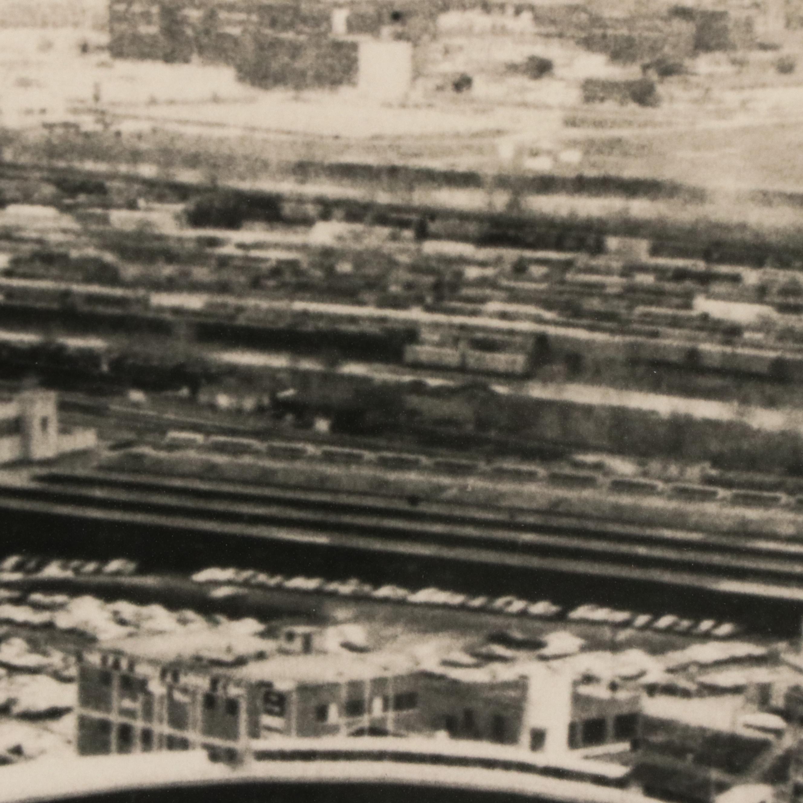Monochrome Photographic Print of Crosley Field