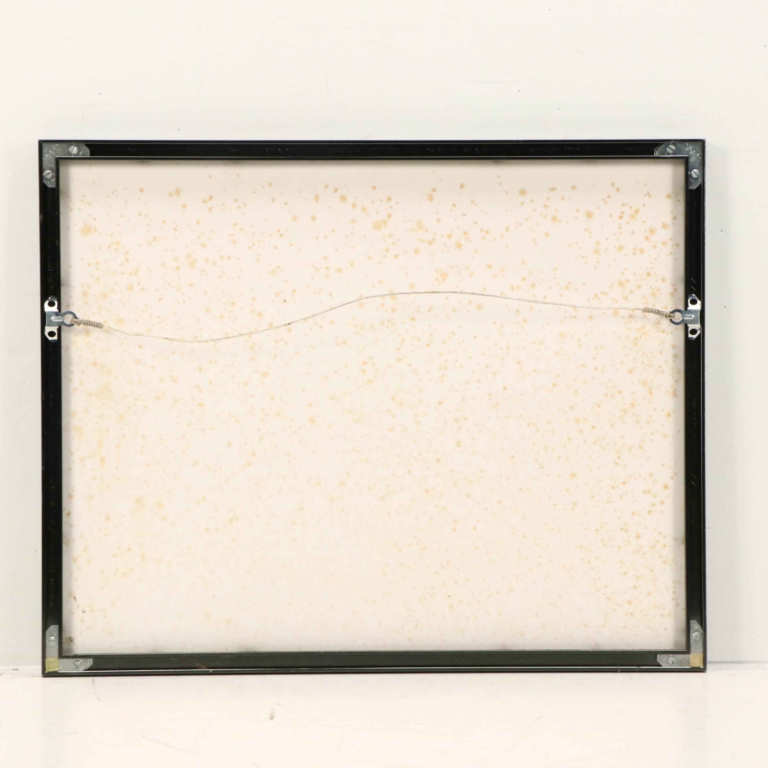 Monochrome Photographic Print of Crosley Field