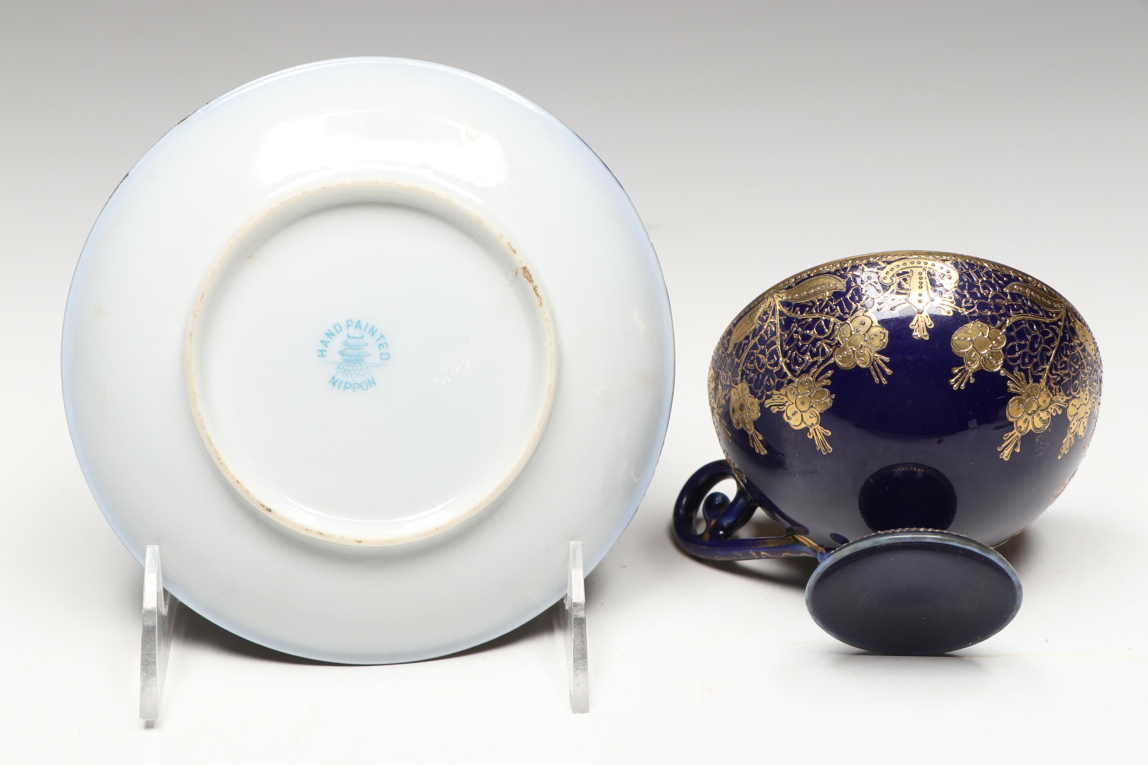 Royal Albert "Cotswold," "Silver Birch" and Other Porcelain Teacups with Saucers