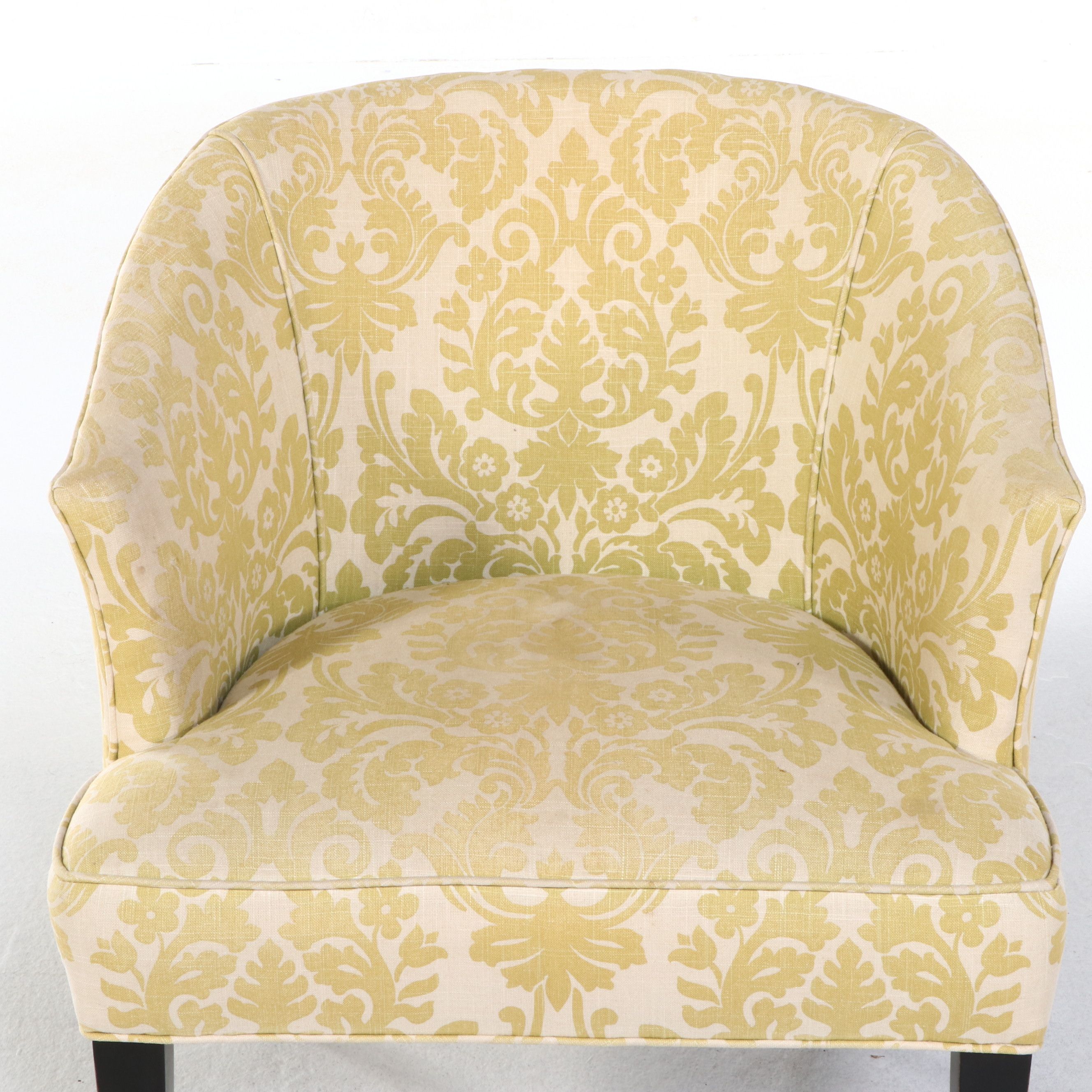 Pair of Regency Style Upholstered Club Chairs