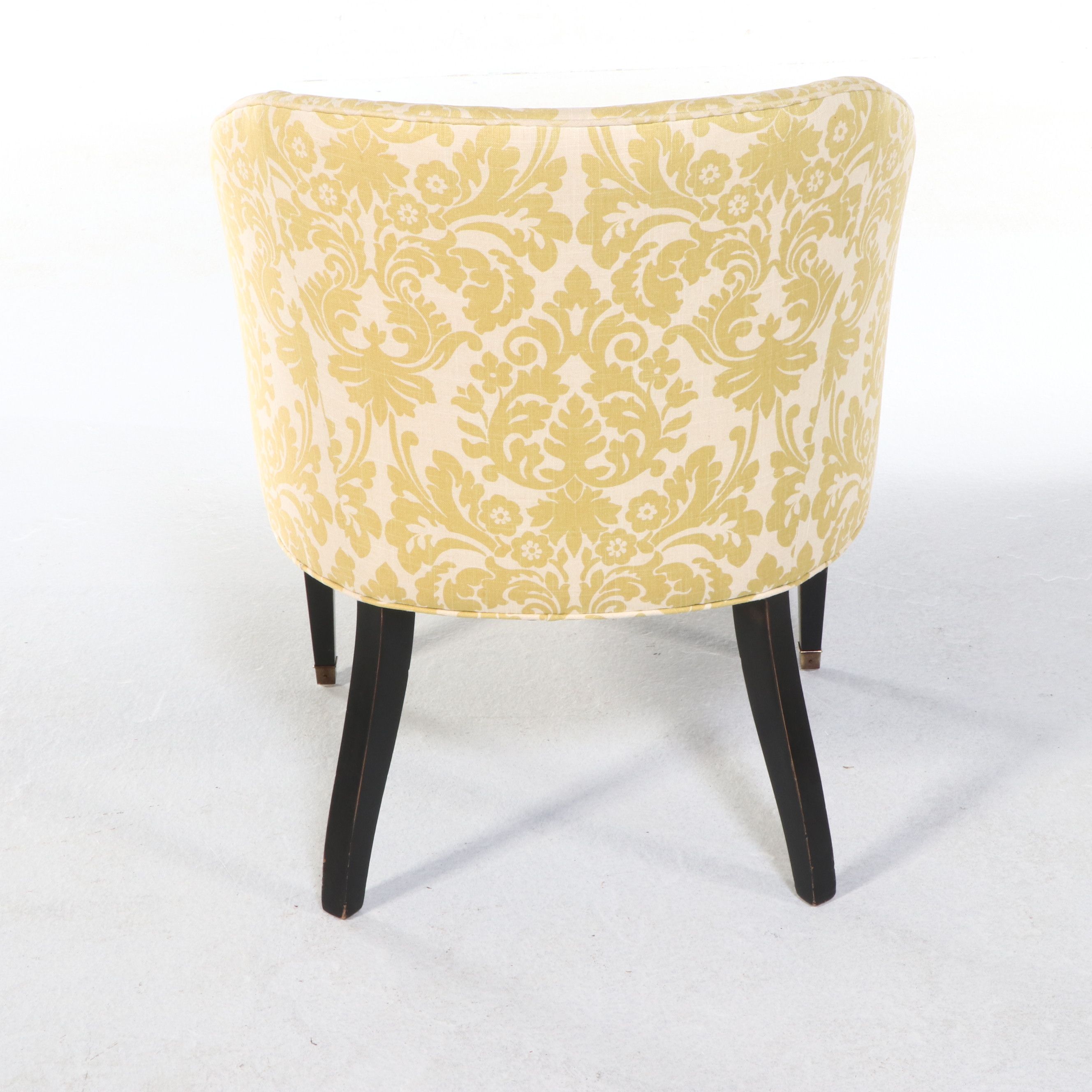 Pair of Regency Style Upholstered Club Chairs