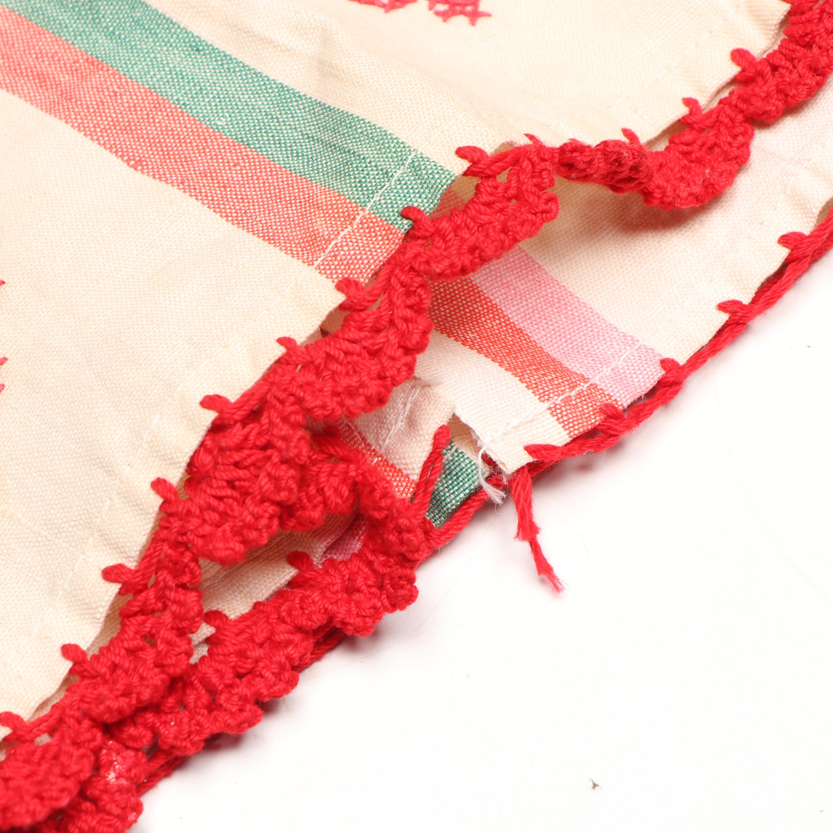 Tabletops Gallery Hand-Painted Porcelain Samovar with "Coffee Cake" Hand Towel